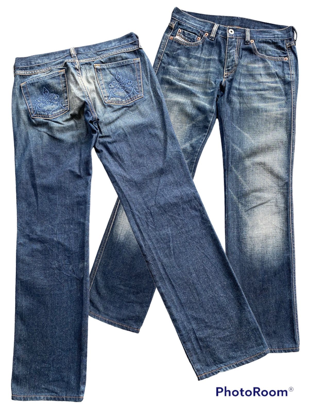 Diesel × Vintage Diesel Distressed Jeans Made in Italy Size 28" / US 6 / IT 42 - 1 Thumbnail