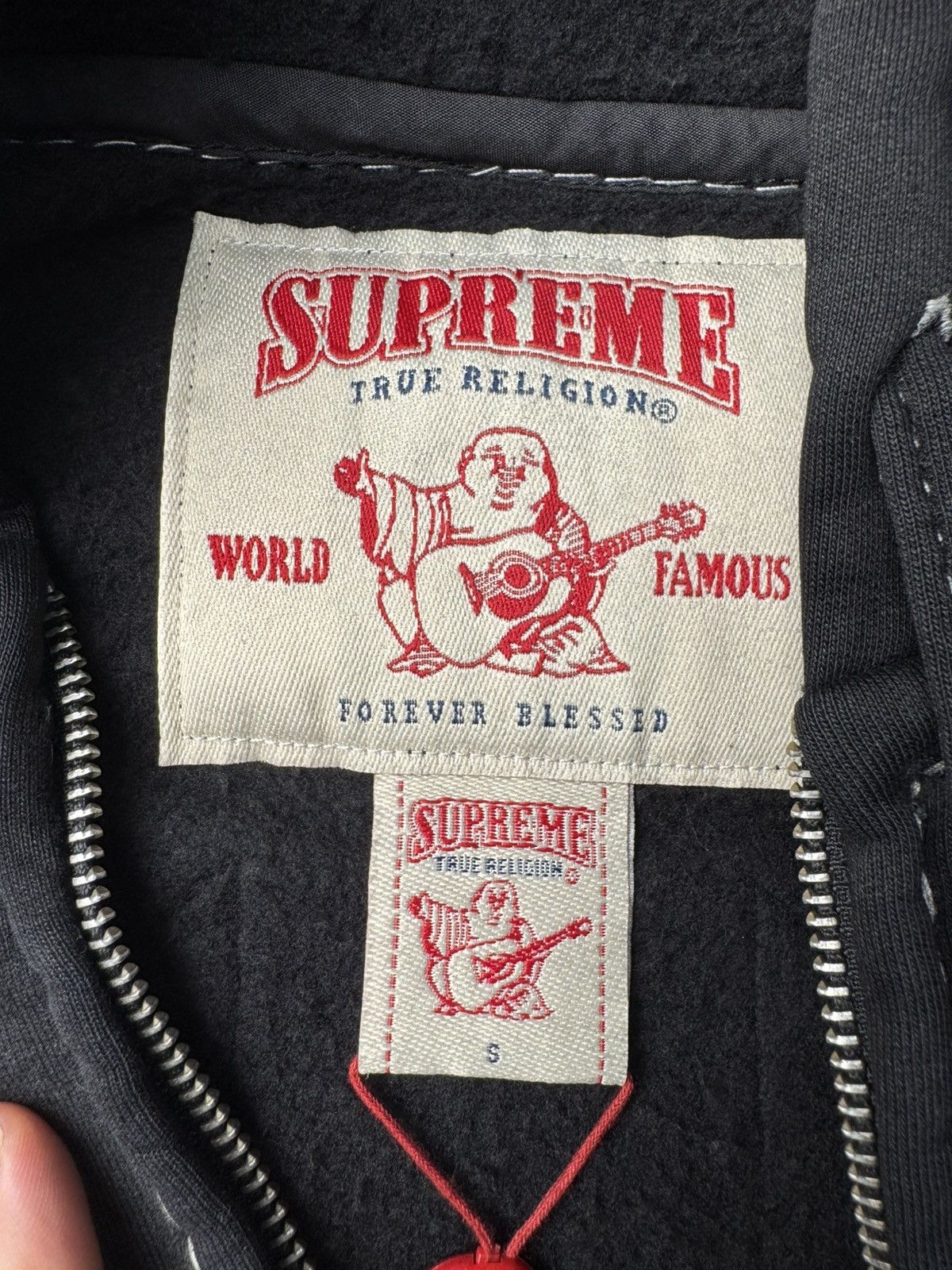 Supreme × True Religion True religion zip hoodie Size US S / EU 44-46 / 1 - 5 Thumbnail
