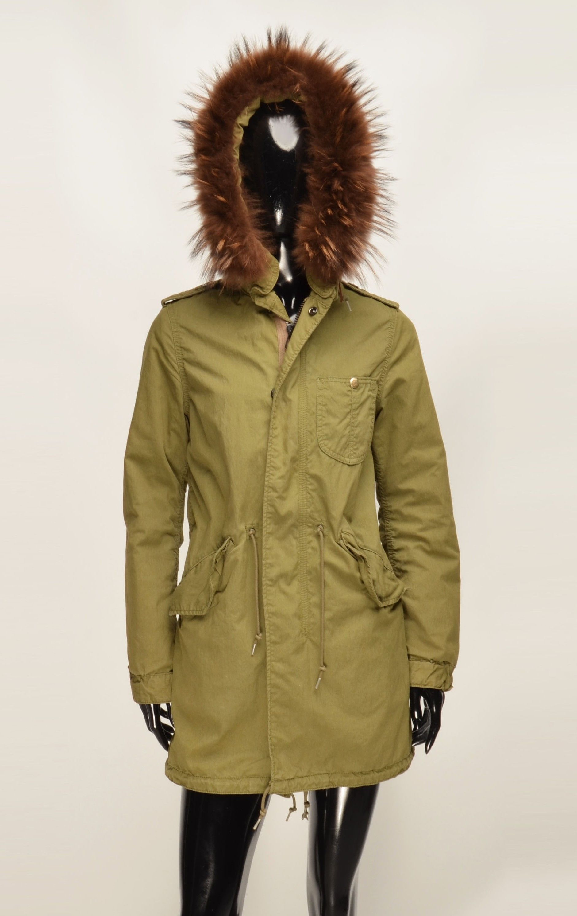 Alpha Industries Alpha Industries X Lee Khaki Strom Rider Fishtail Parka Size S / US 4 / IT 40 - 2 Thumbnail