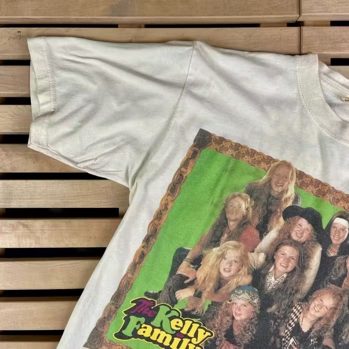 Band Tees × Vintage Mens Vintage T Shirt Kelly Family Short Sleeve Size M Size US M / EU 48-50 / 2 - 4 Thumbnail