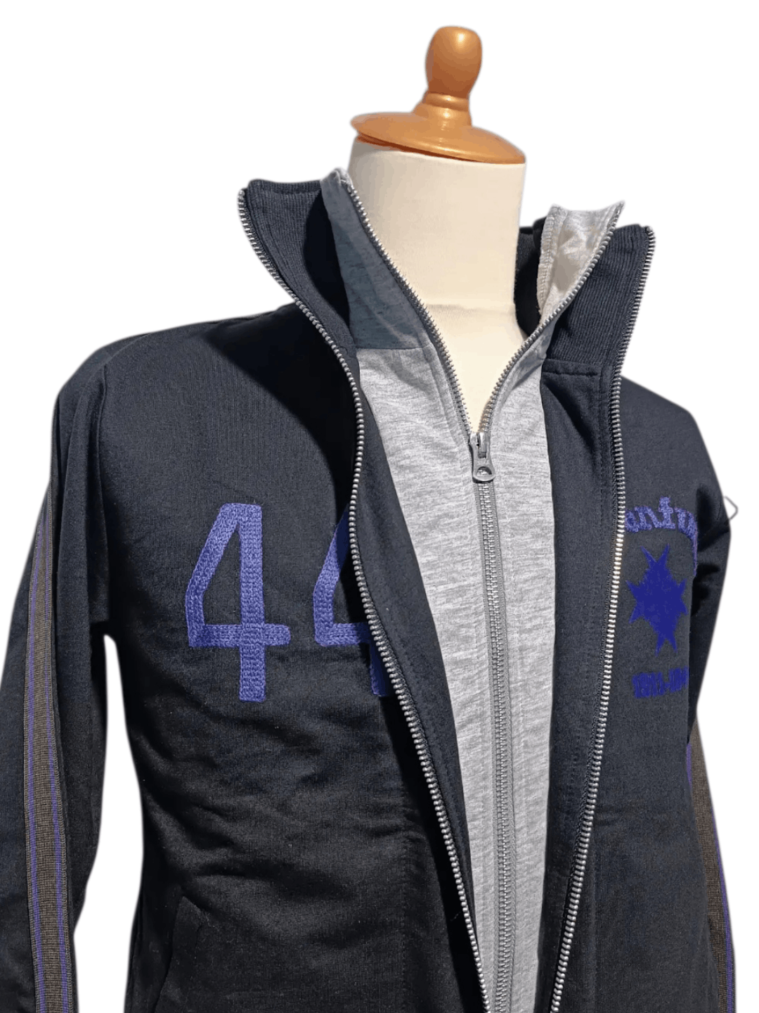 PPFM PPFM Double Layer Zip Up Sweater Jacket Size US M / EU 48-50 / 2 - 5 Thumbnail
