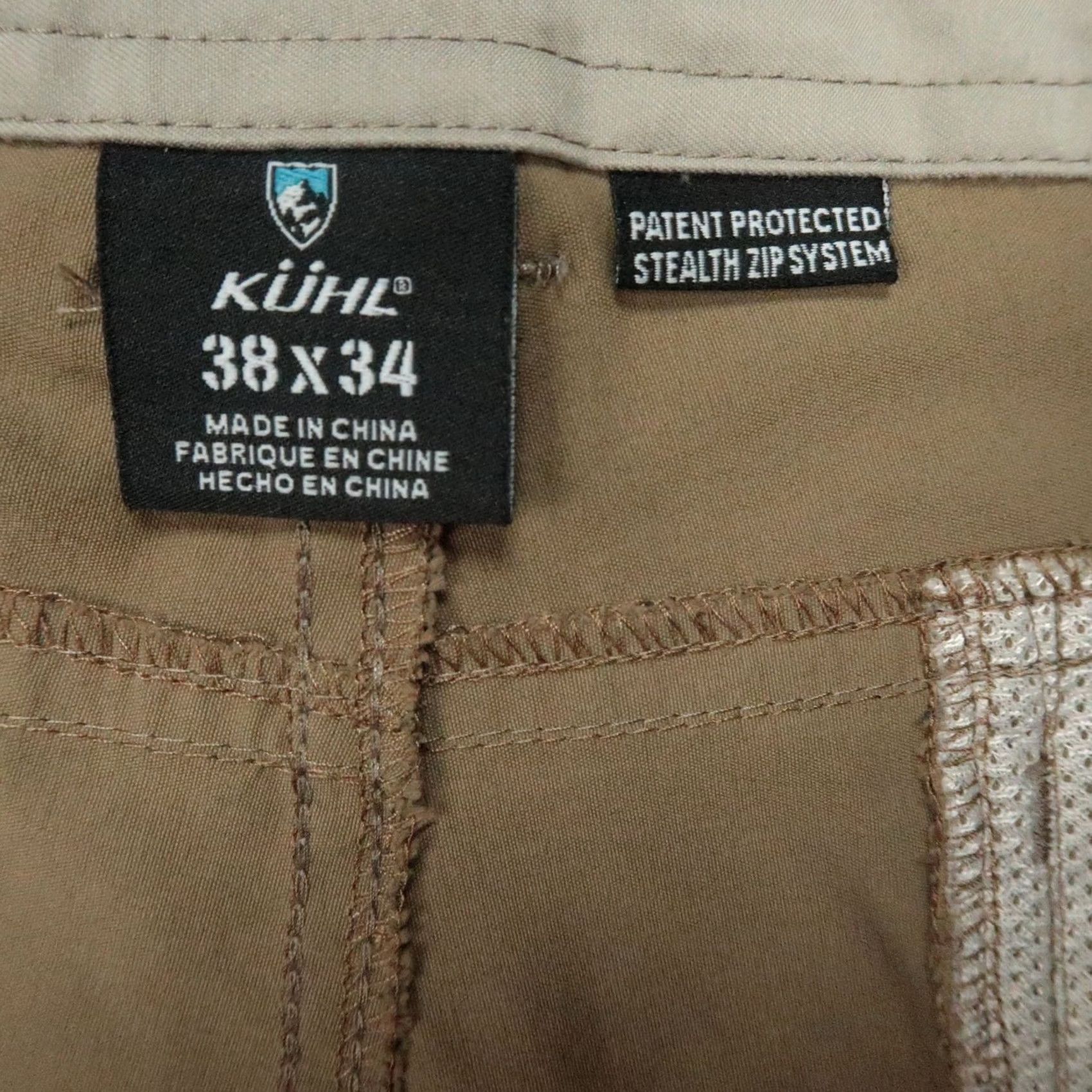 Vintage Kuhl Pants Mens Convertible Cargo Hiking Brown Stretch Zip Off 38x34 Size US 38 / EU 54 - 3 Thumbnail