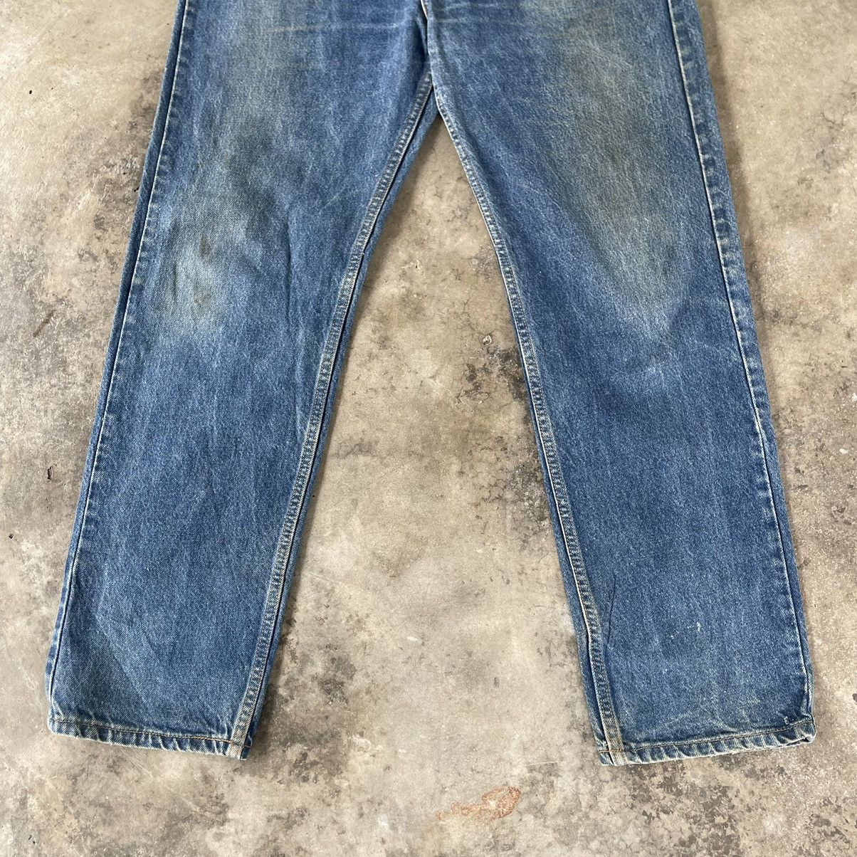 Levi's × Vintage 🔥Vintage Levis 505 Stoned Washed Distress Denim Jeans Size US 38 / EU 54 - 3 Thumbnail