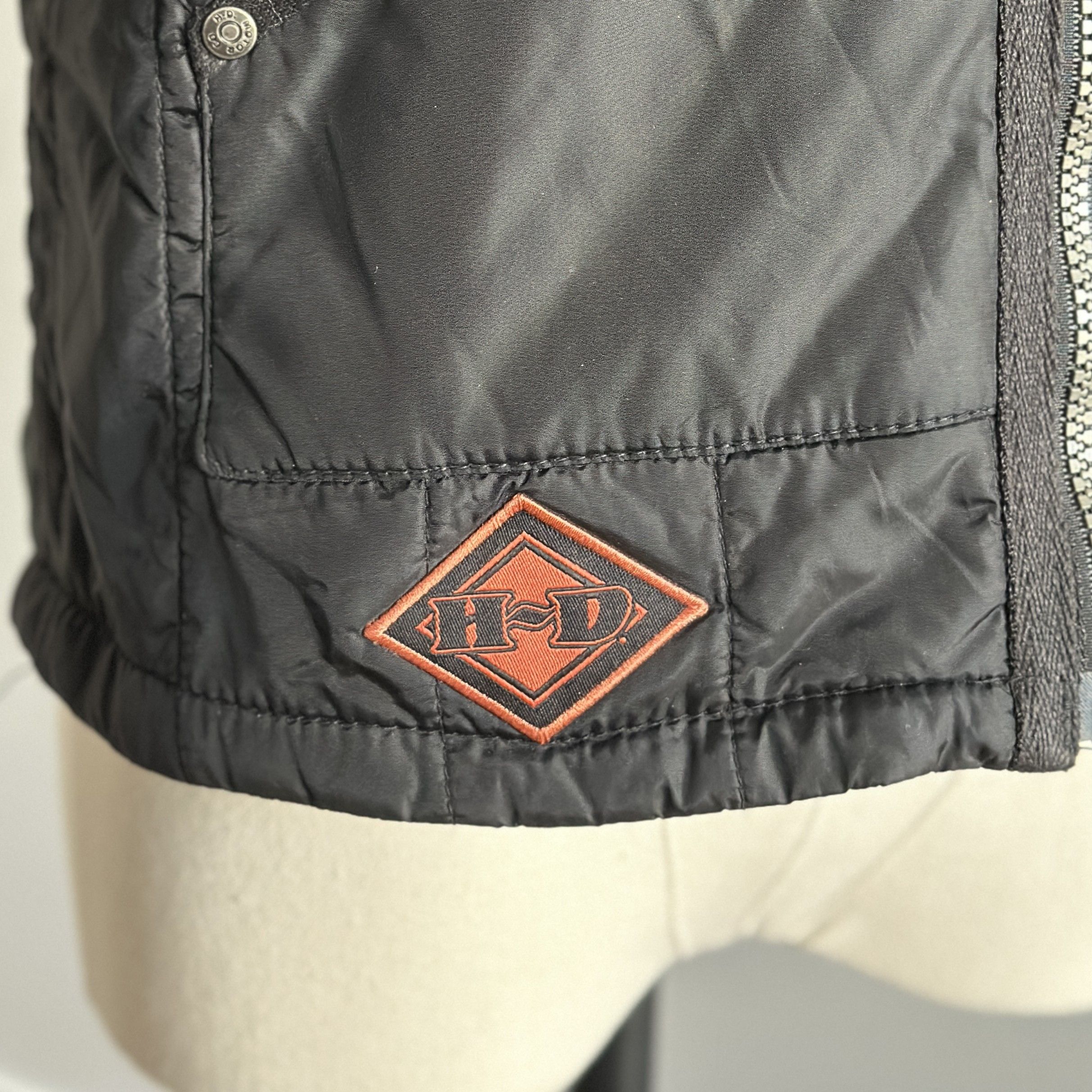 Harley Davidson HARLEY DAVIDSON Quilted Nylon Jacket S Motorcycle Clothing Size S / US 4 / IT 40 - 5 Thumbnail