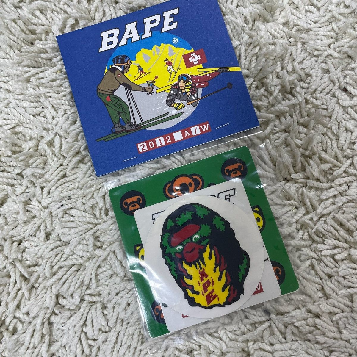 Bape BAPE Sticker Set Novelty item Size ONE SIZE - 1 Preview