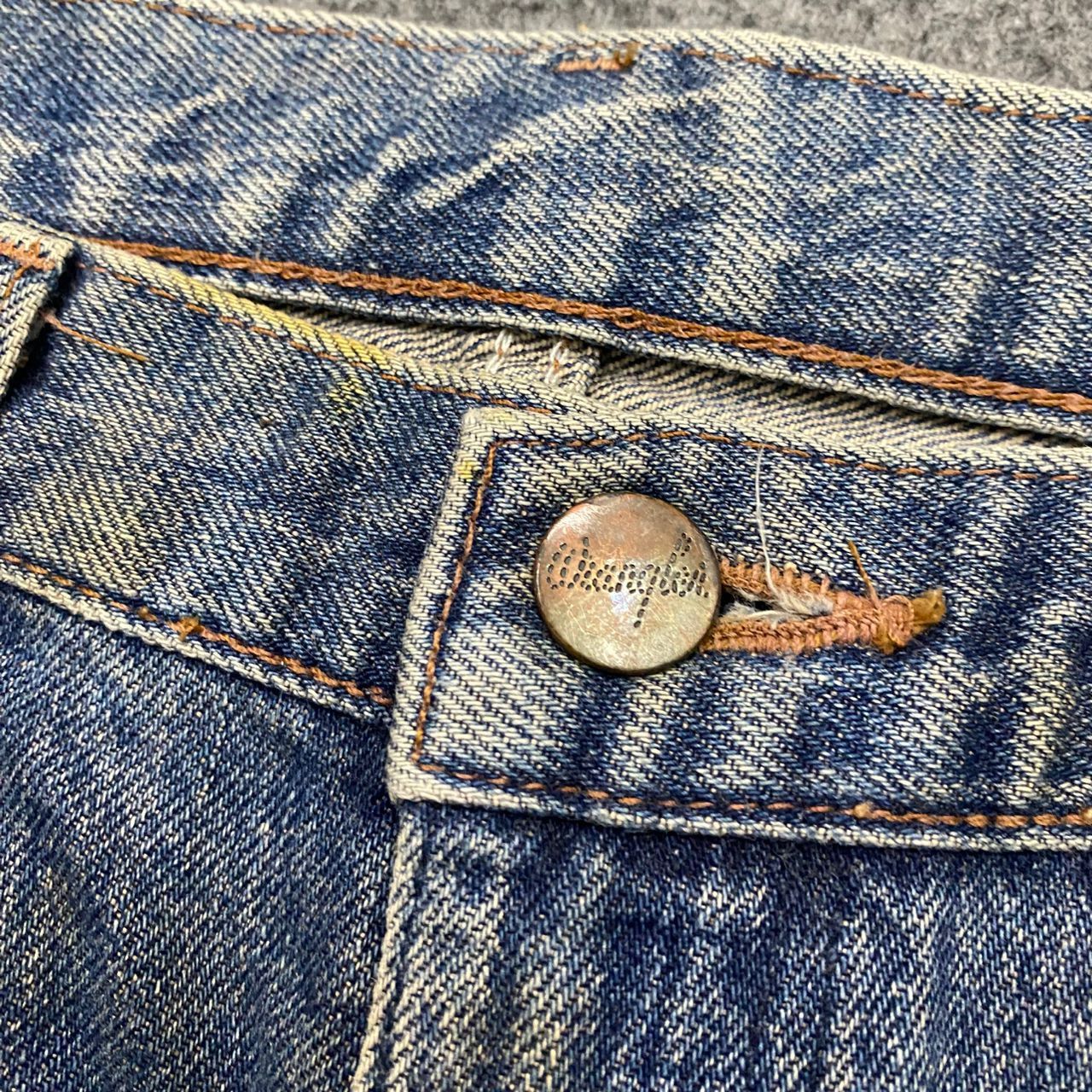 Vintage 💥Flare💥Vintage Wrangler Distressed Denim Size US 30 / EU 46 - 11 Thumbnail