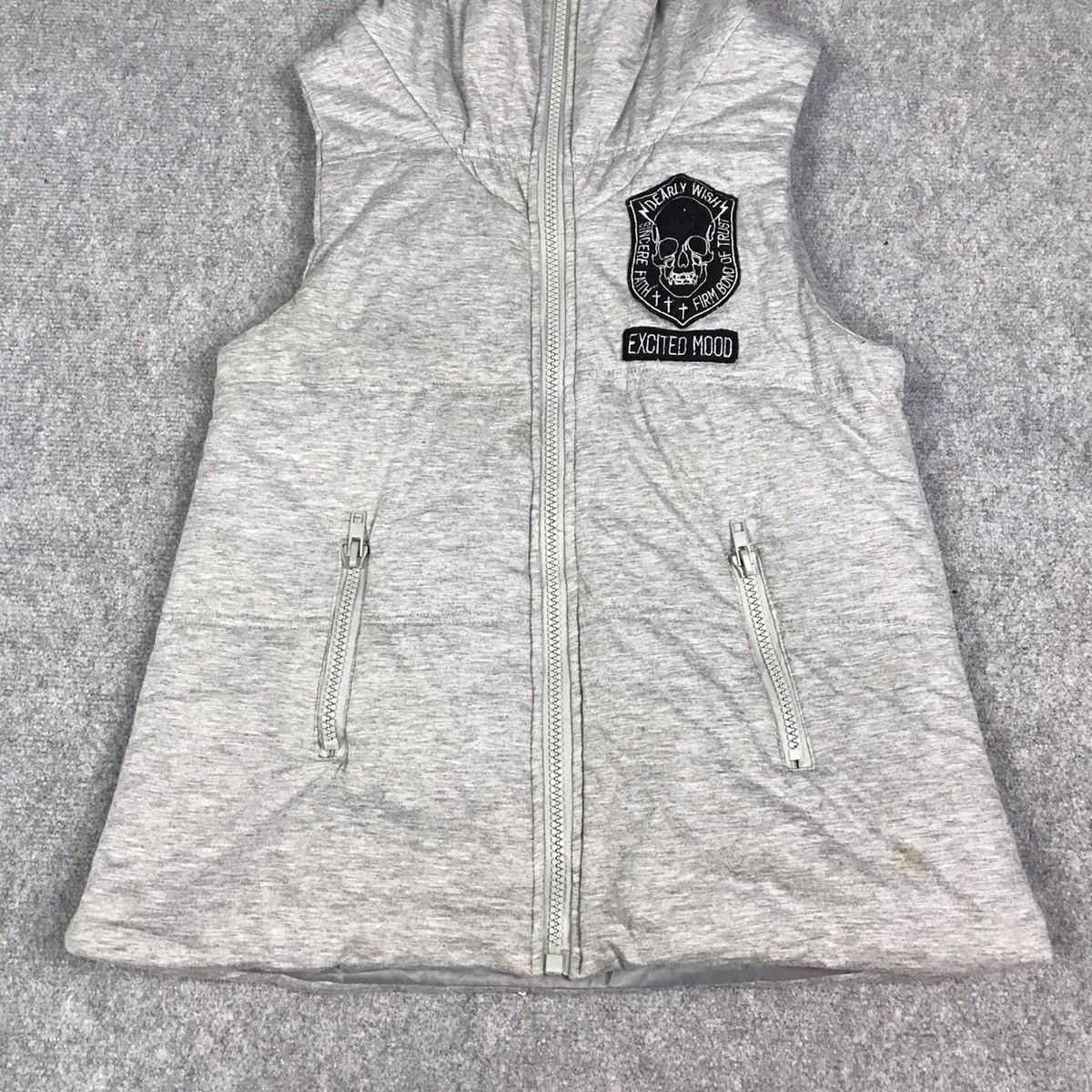 Japanese Brand JAPANESE GHOST OF HARLEM FULL ZIPPER VEST JACKET Size US S / EU 44-46 / 1 - 3 Thumbnail