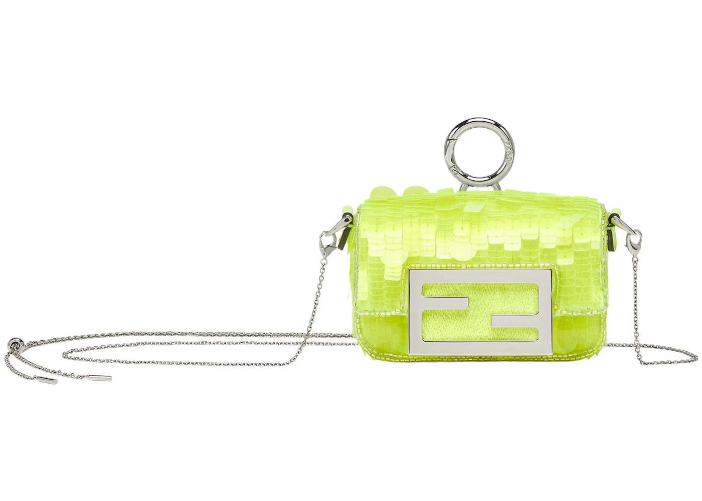 Fendi o1loc1c0824 Size: OS / Baguette Charm in Yellow Size ONE SIZE - 1 Thumbnail
