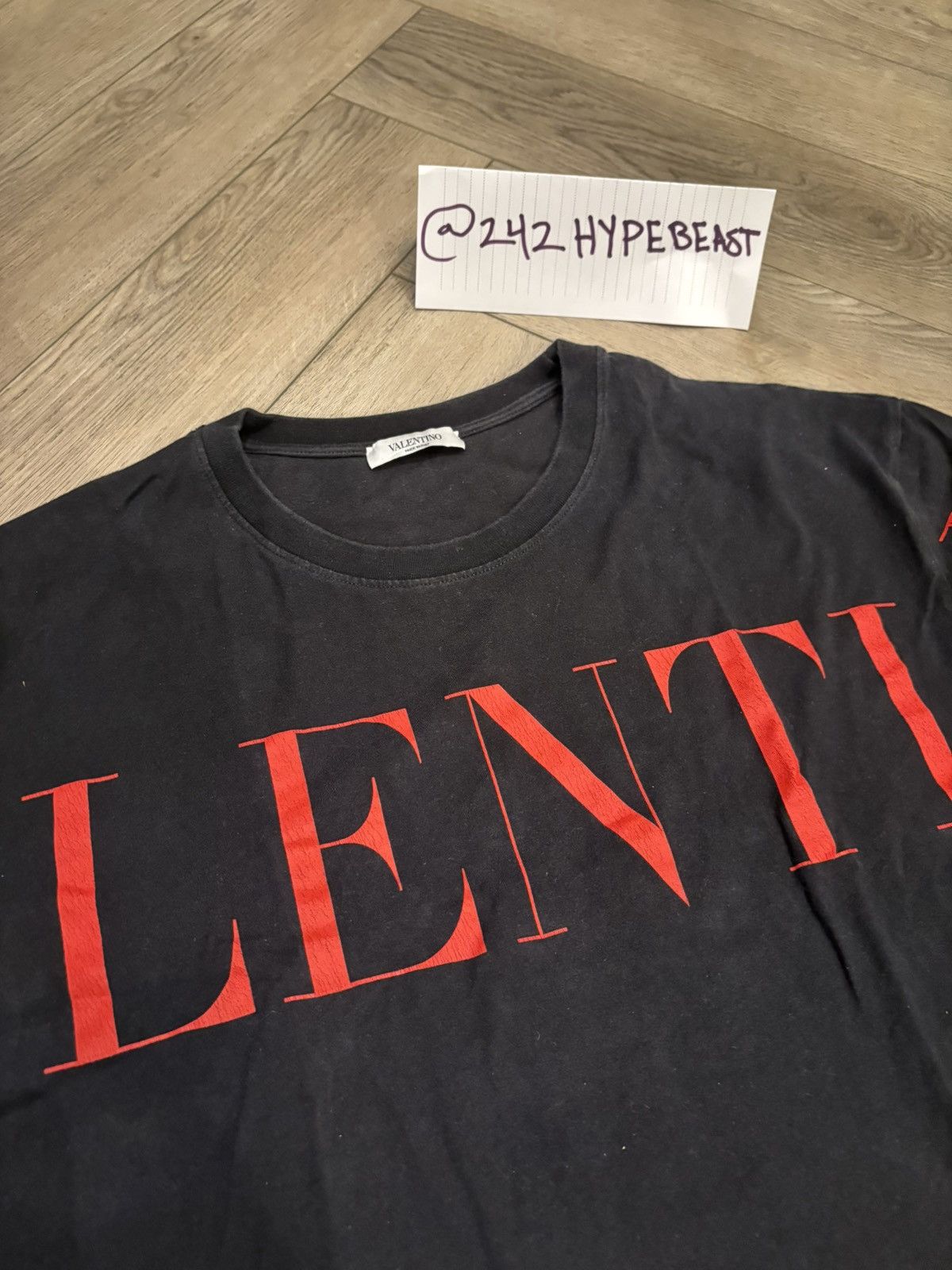 Valentino Valentino Logo Printed Crewneck T-Shirt Size US XXL / EU 58 / 5 - 4 Thumbnail