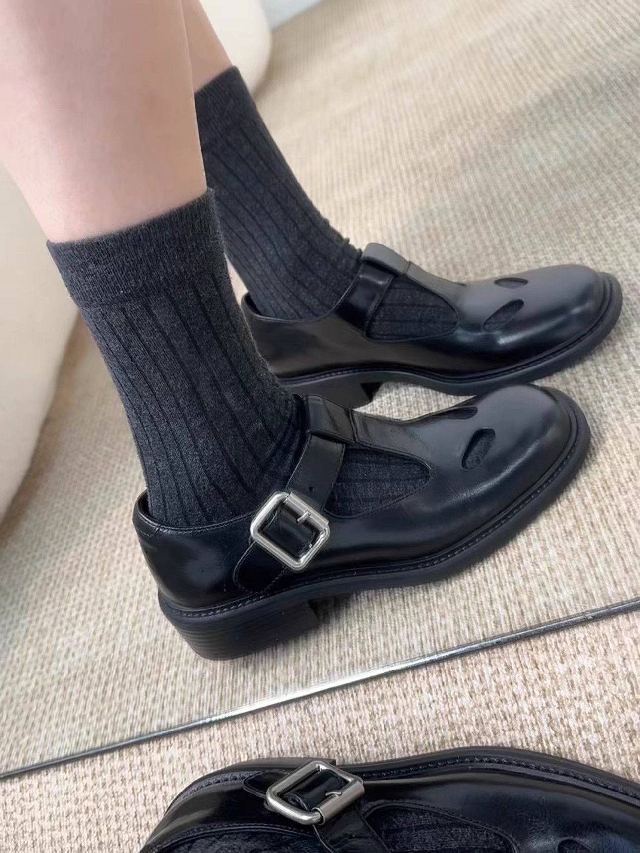 Miu Miu MiuMiu Runway T-Strap Mary Jane Shoes K6 Size US 8 / IT 38 - 9 Thumbnail