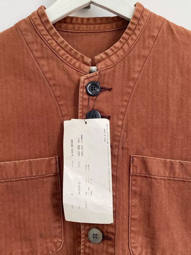 Undercover UNDERCOVER12 AW Washed Clay Patchwork Jacket 2504-Nextarrow Size US M / EU 48-50 / 2 - 2 Thumbnail