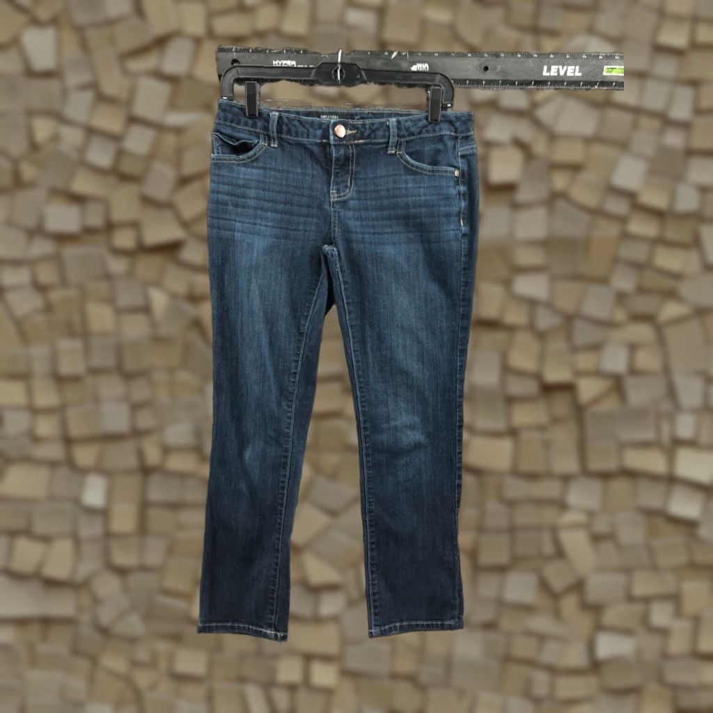 Vera Wang Vera Wang Capri Jeans Size 4 Womens Medium Wash Blue Capri Jeans Womens Medium Blue 5-Pocket Design Size 27" / US 4 / IT 40 - 1 Thumbnail