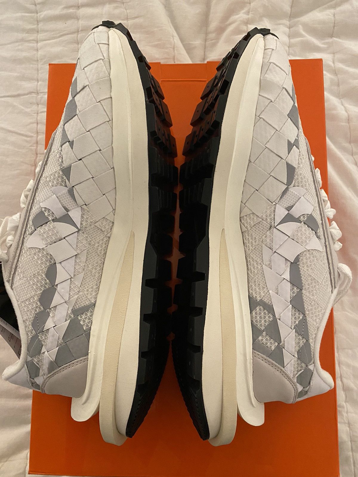 Jean Paul Gaultier x Sacai x Nike VaporWaffle Woven White