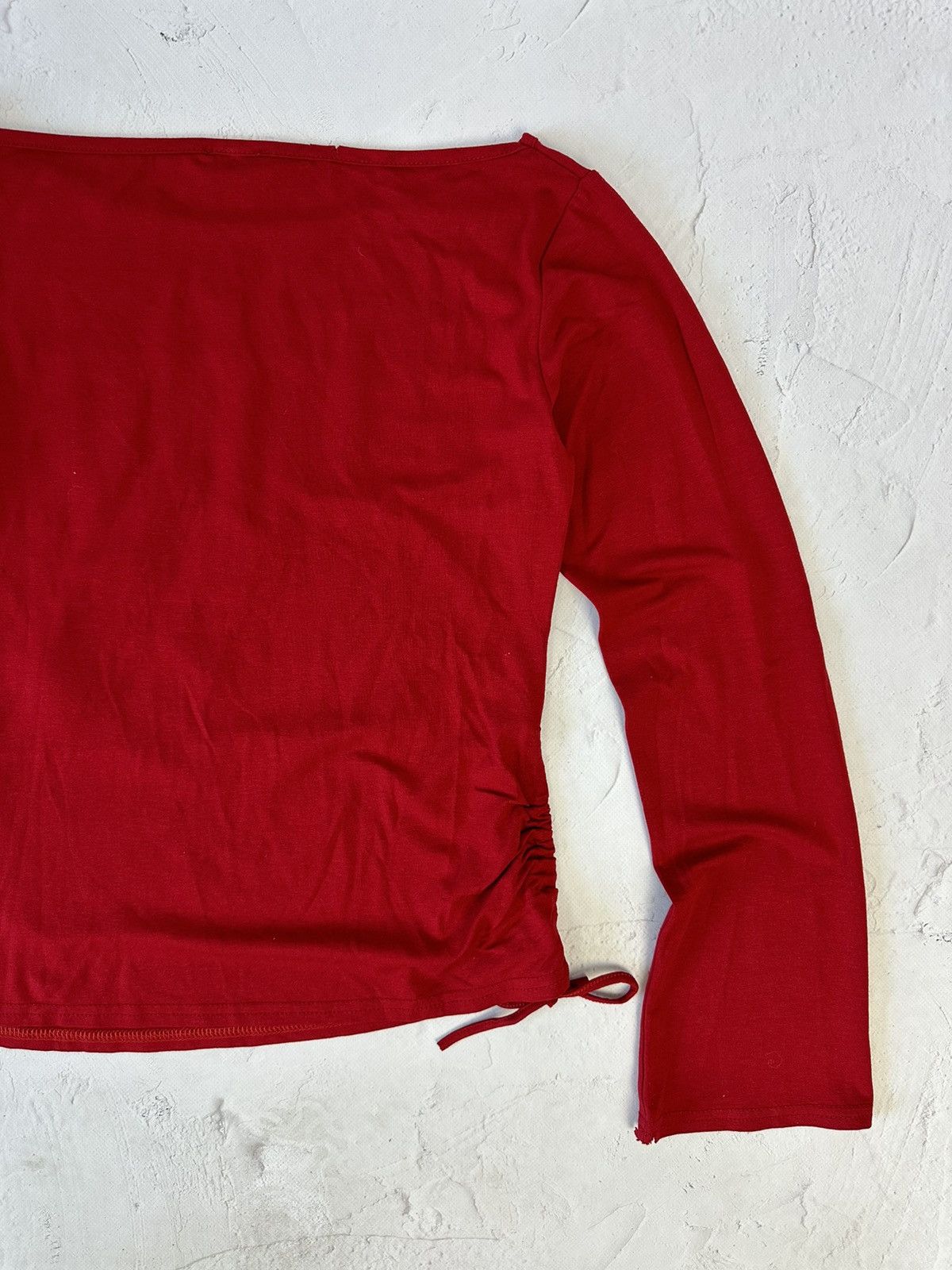 If Six Was Nine Vintage Flared Seeve Red Printed Sweater Size M / US 6-8 / IT 42-44 - 9 Thumbnail
