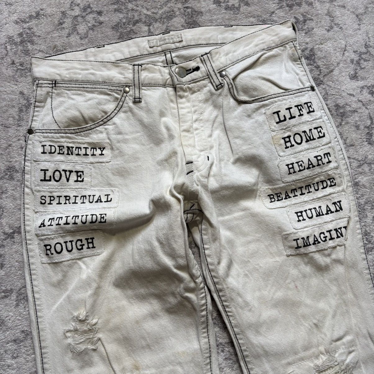 Number (N)ine Number (N)ine SS02 Modern Age Poem Patchwork Jeans | Size 2 Size US 30 / EU 46 - 5 Thumbnail