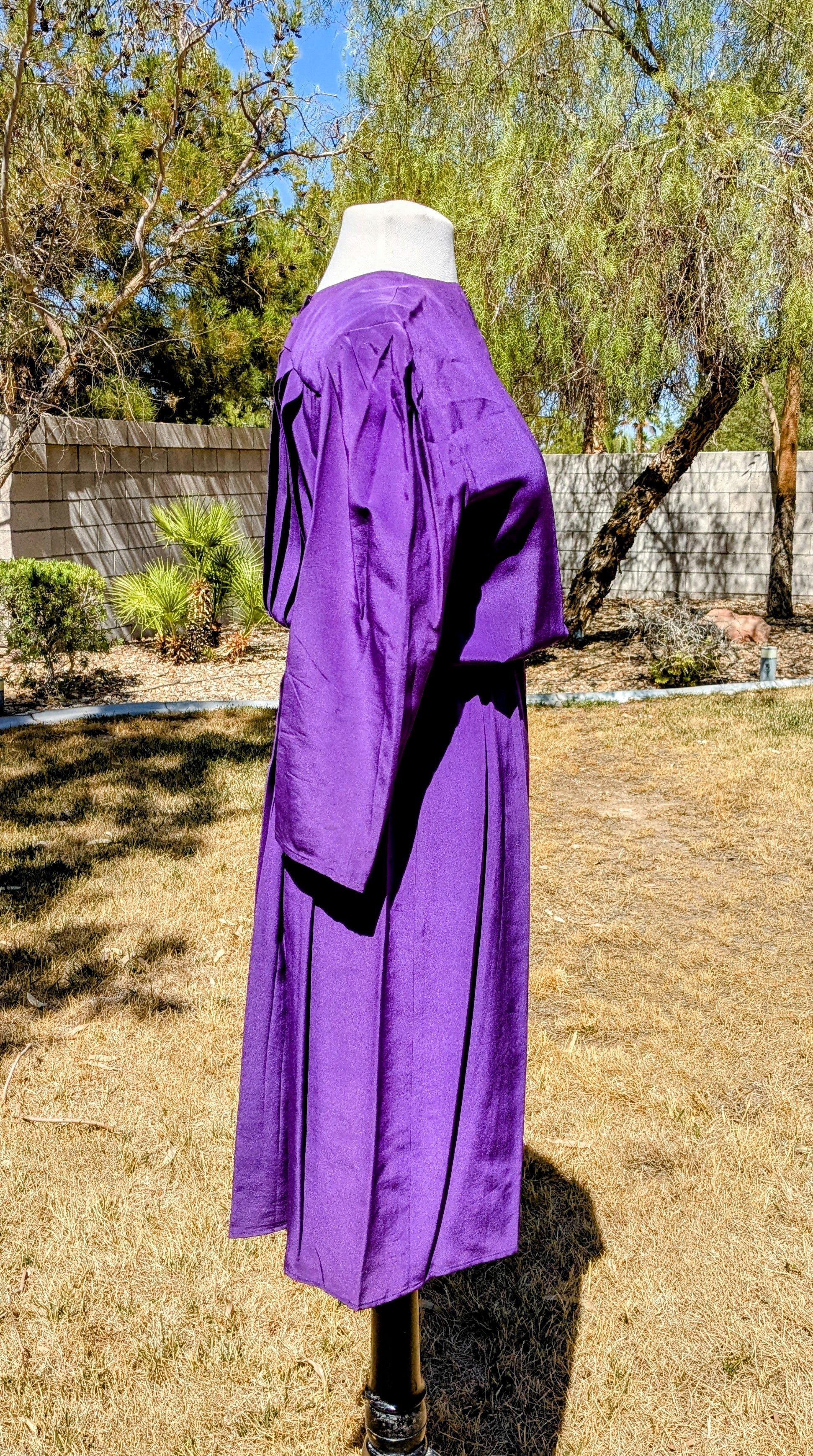 Vintage Pleated Charles Bianco Italian Collection Silk Petite Dress Size M / US 6-8 / IT 42-44 - 4 Thumbnail