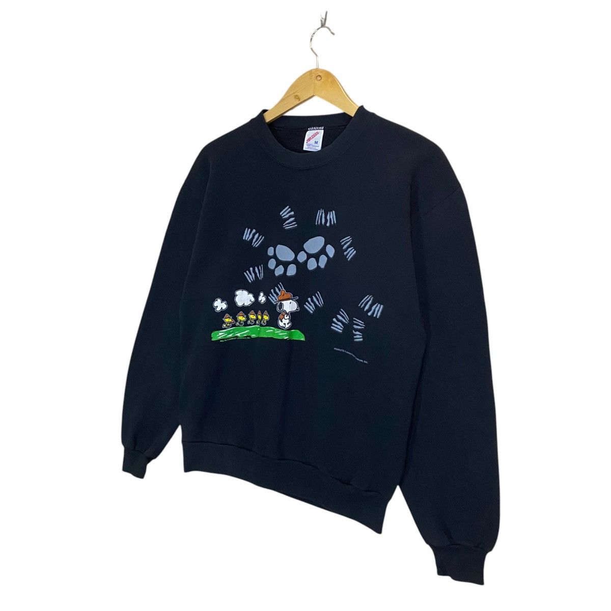 Peanuts Vintage 90s Peanuts Big Logo Crewneck Sweatshirt Size US M / EU 48-50 / 2 - 3 Thumbnail