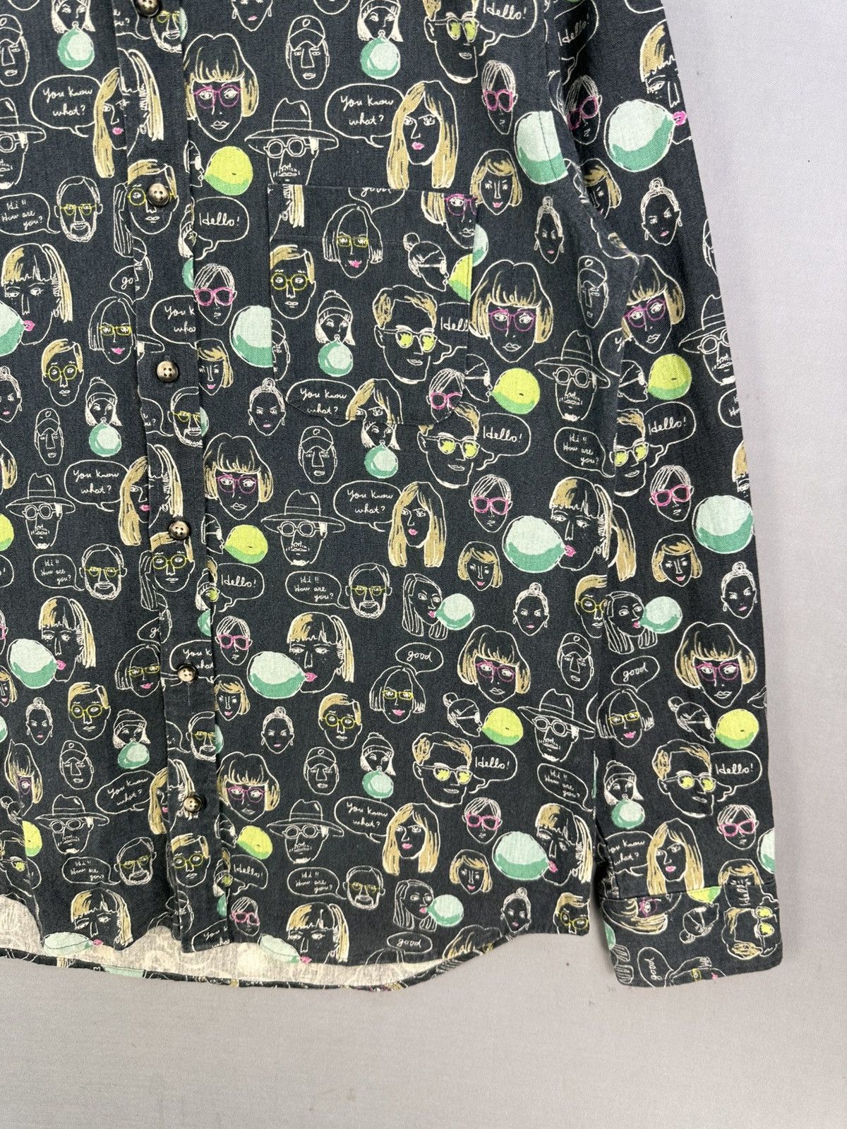 Flannel Ciao Fullprint Flannel Shirt Button Up Size US M / EU 48-50 / 2 - 3 Thumbnail