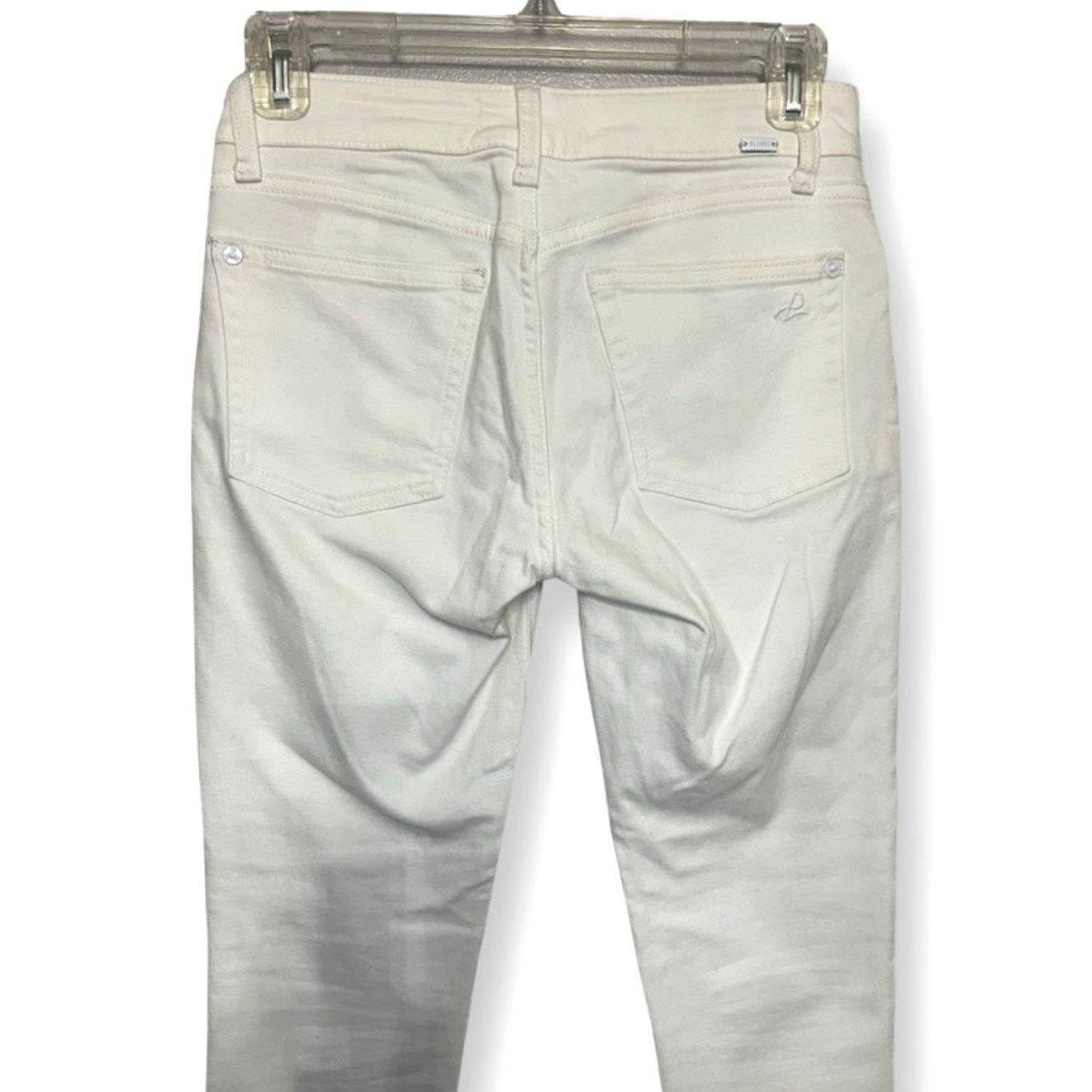 DL1961 Dl1961 Florence Instasculpt Denim Jeans Cropped White 24 Size 24" / US 00 / IT 34 - 5 Thumbnail