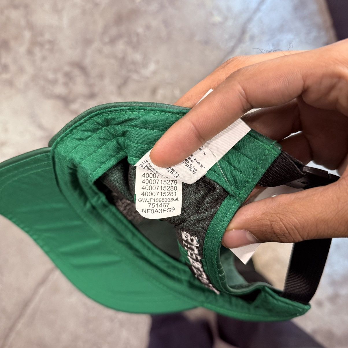 Supreme × The North Face Supreme The North Face Leather 6 Panel Hat Size ONE SIZE - 7 Thumbnail