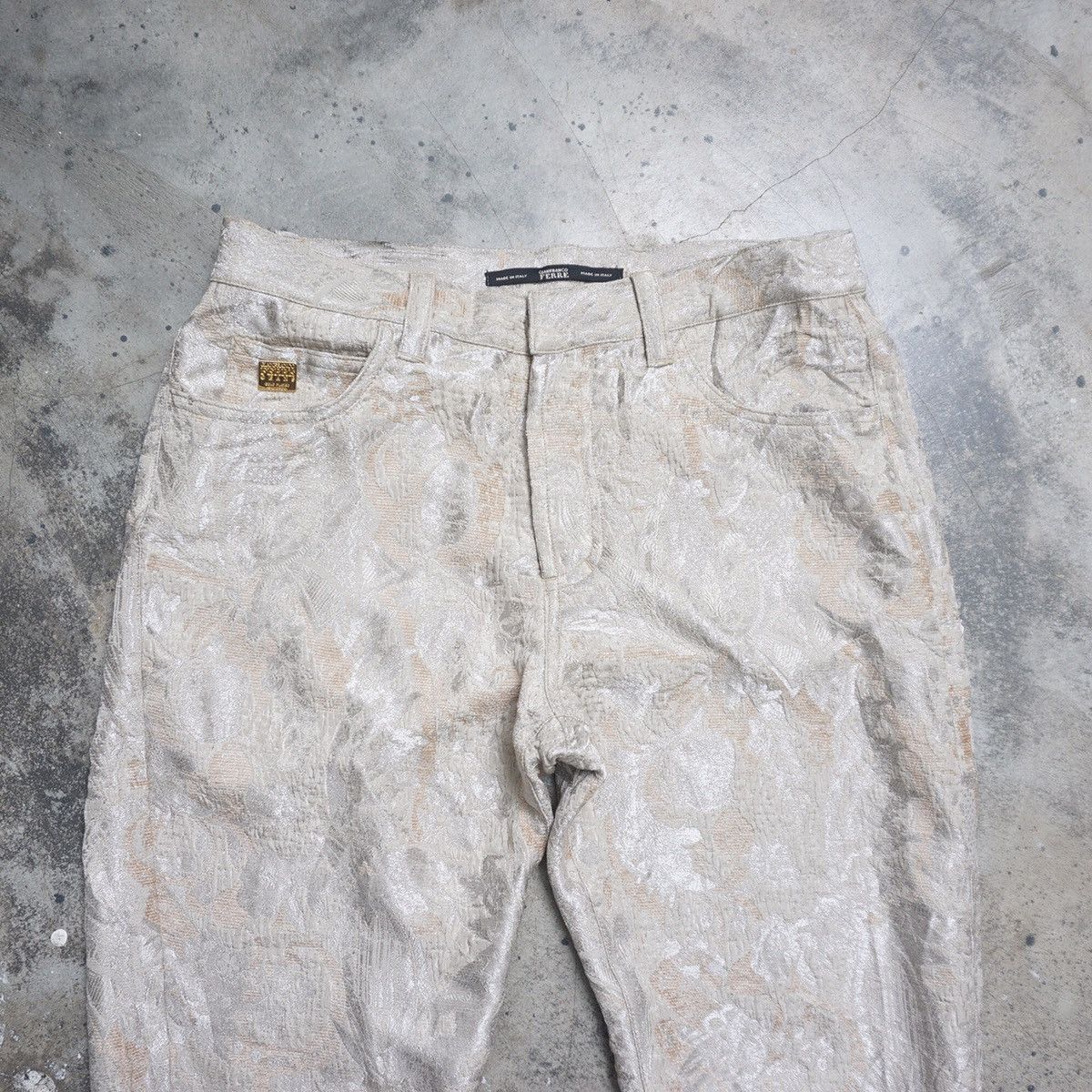 Gianfranco Ferre × Vintage Vintage Gianfranco Ferree Floral woven Pant Size 28" / US 6 / IT 42 - 2 Thumbnail