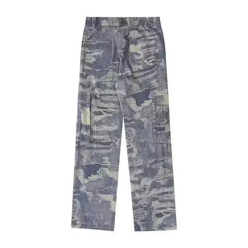 Japanese Brand Tie dye Technical denim cargo pants Men Size US 33 - 6 Thumbnail