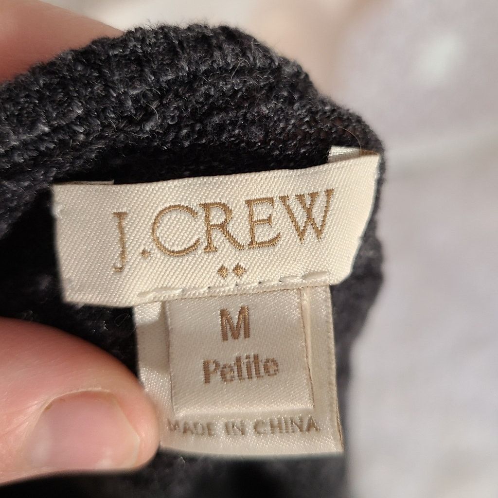 J.Crew J Crew grey oversized high low knit sweater size medium Size M / US 6-8 / IT 42-44 - 7 Thumbnail