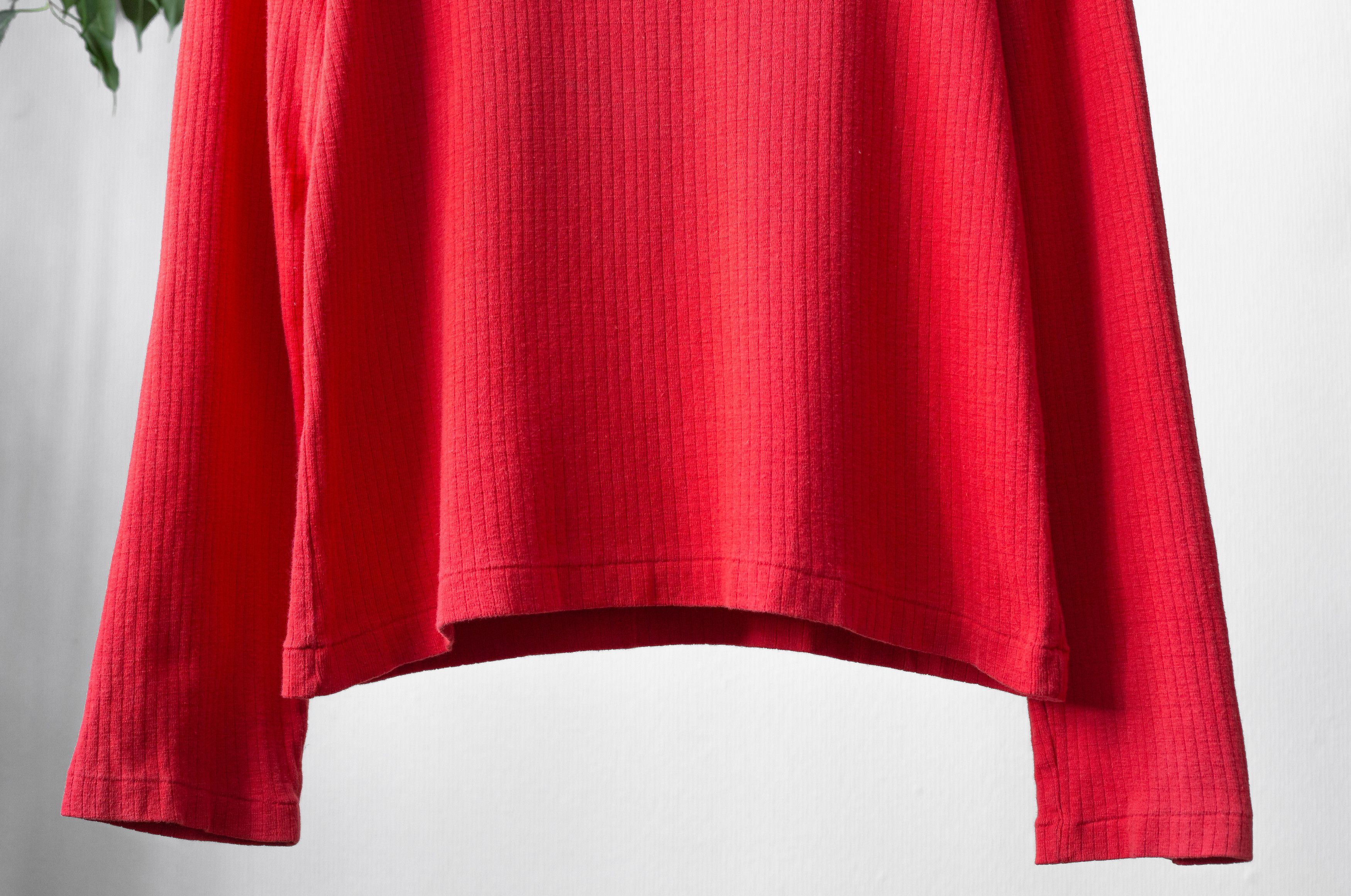 Yohji Yamamoto 1997AW cotton rib longsleeve Size US M / EU 48-50 / 2 - 5 Thumbnail