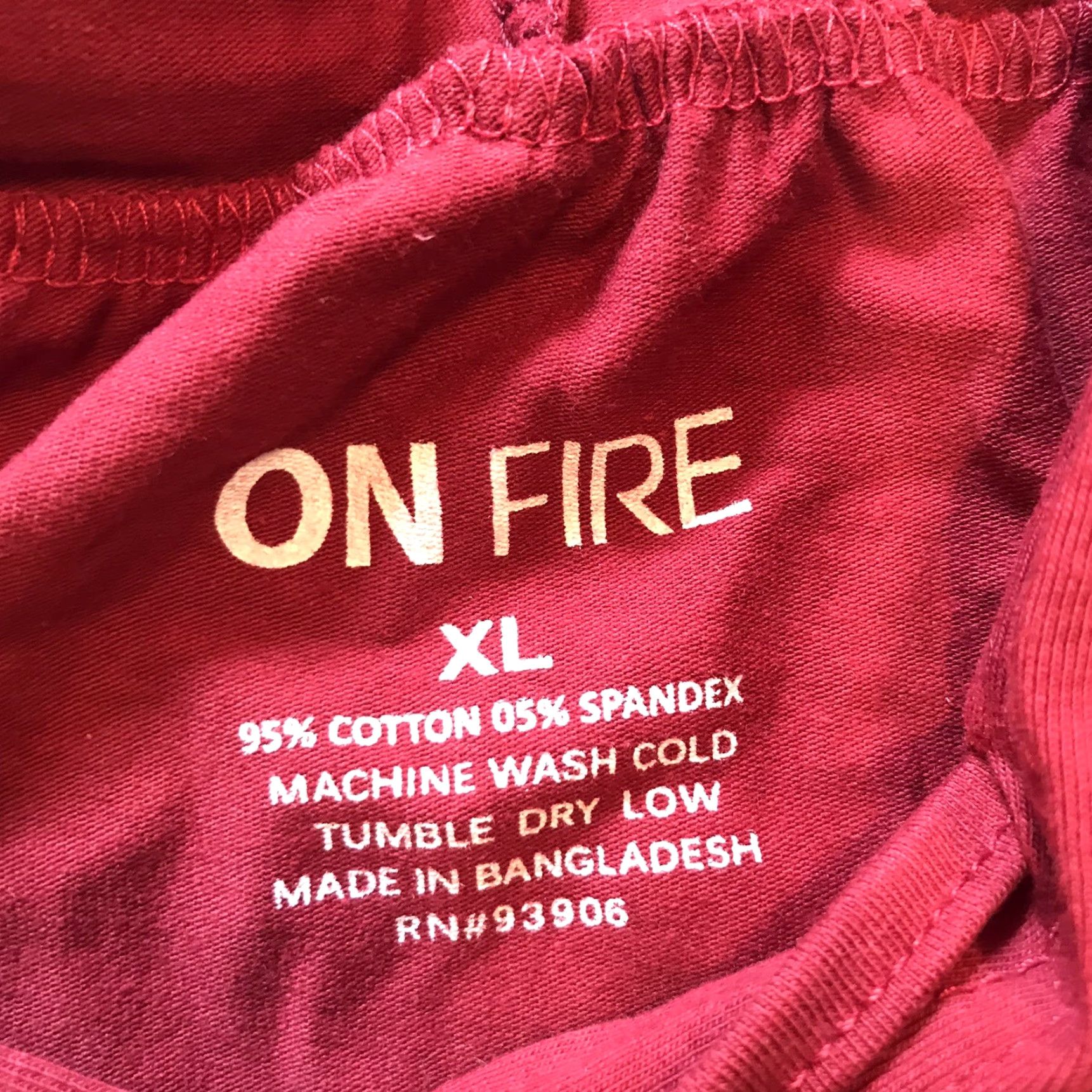 Vintage VINTAGE Onfire Women's Hoodie Dress Pullover Short Sleeve Spring Summer XL Wine Graphic Print Activewear Size XL / US 12-14 / IT 48-50 - 2 Thumbnail