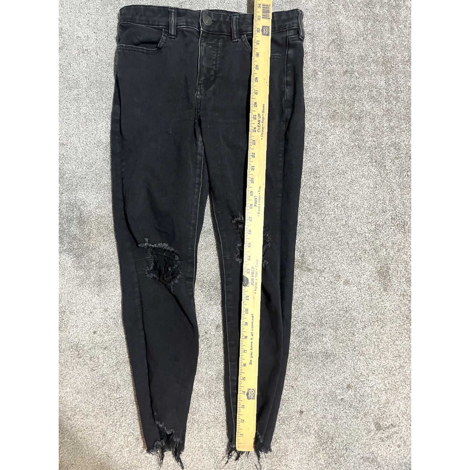 American Eagle Outfitters American Eagle Women Pants Size 8 Short Black Next Level Stretch Hi-Rise Jegging Size 30" / US 8 / IT 44 - 7 Thumbnail