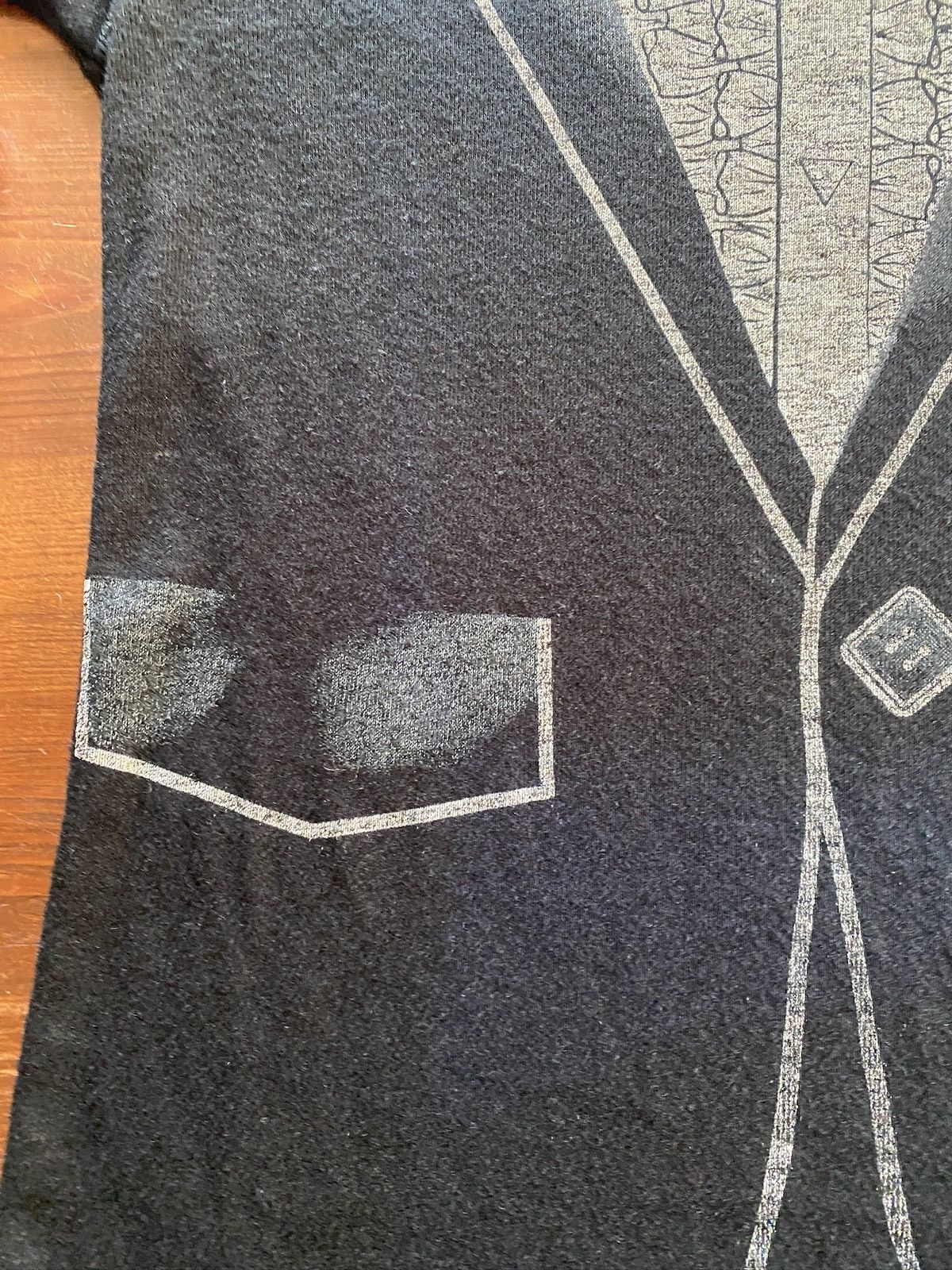 Vintage Vintage 80’s Tuxedo Shirt Long Sleeve Single Stitch Tee Size US XXS / EU 40 - 6 Thumbnail
