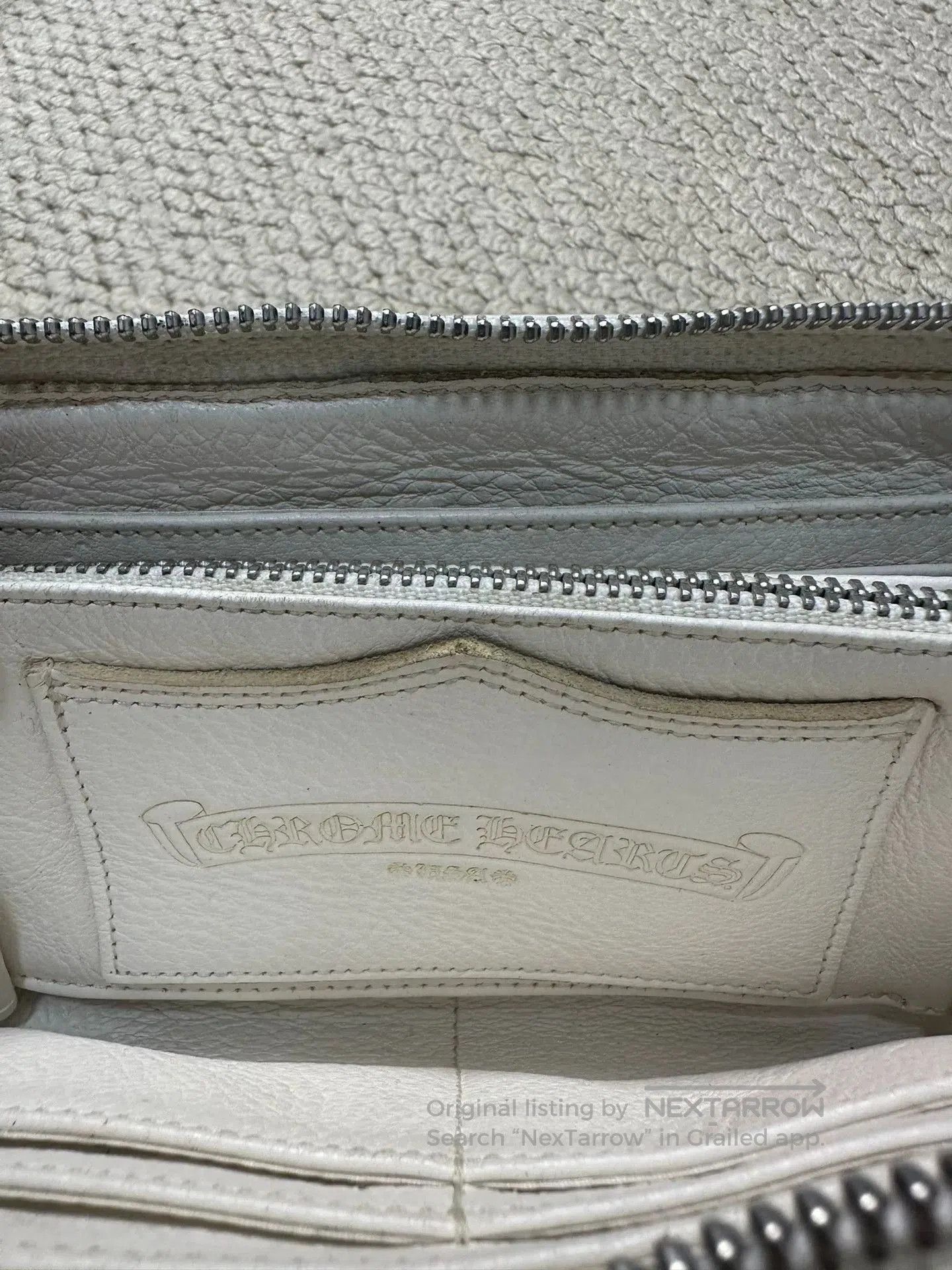 Chrome Hearts Chrome Hearts White Wallet with Colorful Cross. Size ONE SIZE - 6 Thumbnail