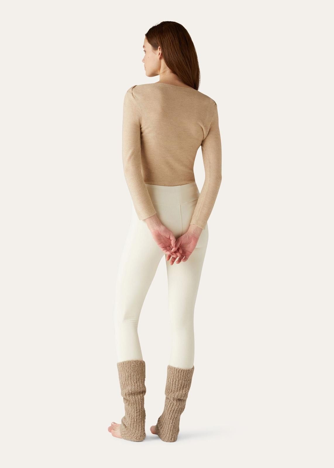 Loro Piana o1srvl11e1124 Cocooning Boat Neck Sweater in Beige Size M / US 6-8 / IT 42-44 - 3 Thumbnail