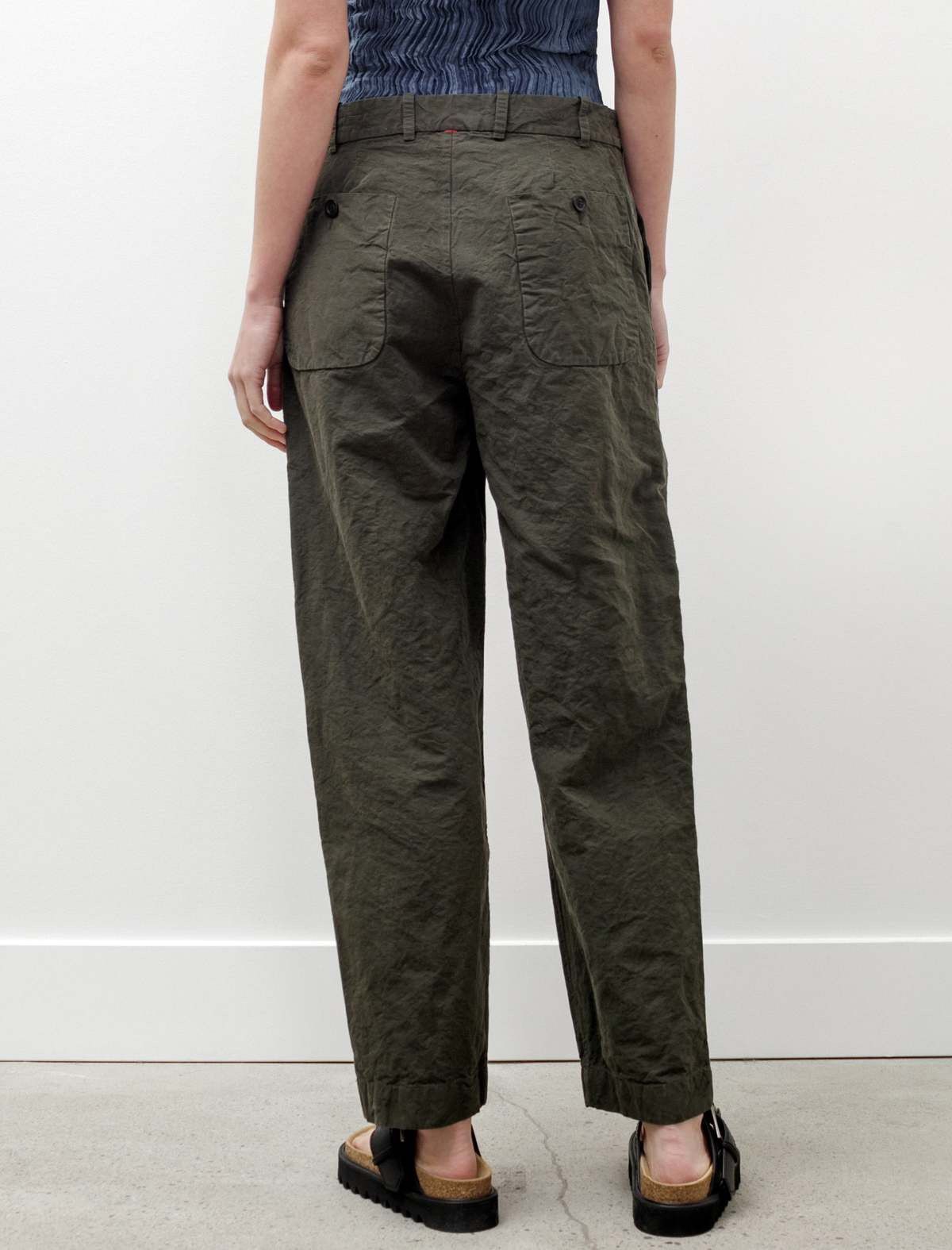 Casey Casey Casey Casey Bee Pants Washed Olive Khaki Trousers Pantalon Size 27" / US 4 / IT 40 - 2 Thumbnail