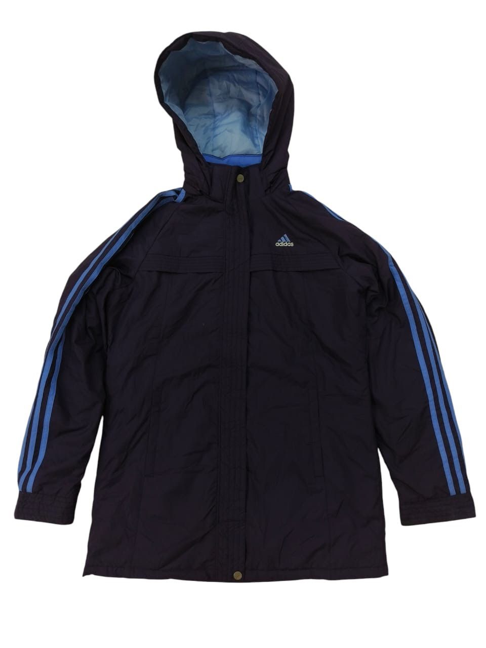 Adidas Windbreaker Rain Jacket in Navy Blue