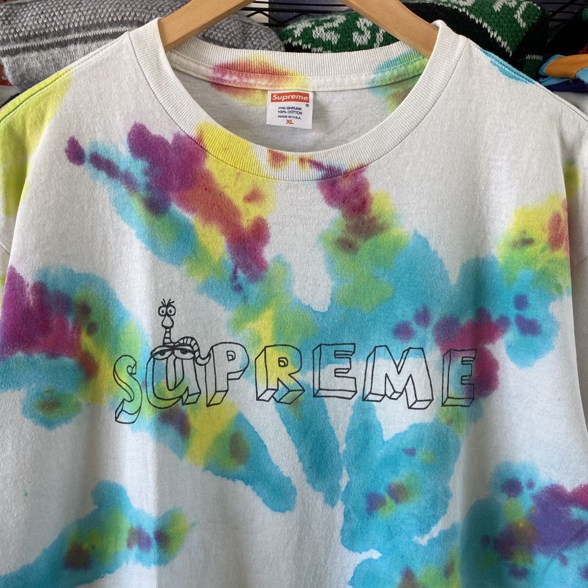 Supreme Vintage Supreme Wtaps T-Shirt White Tie Dye 2007 Designer Size US XL / EU 56 / 4 - 2 Thumbnail