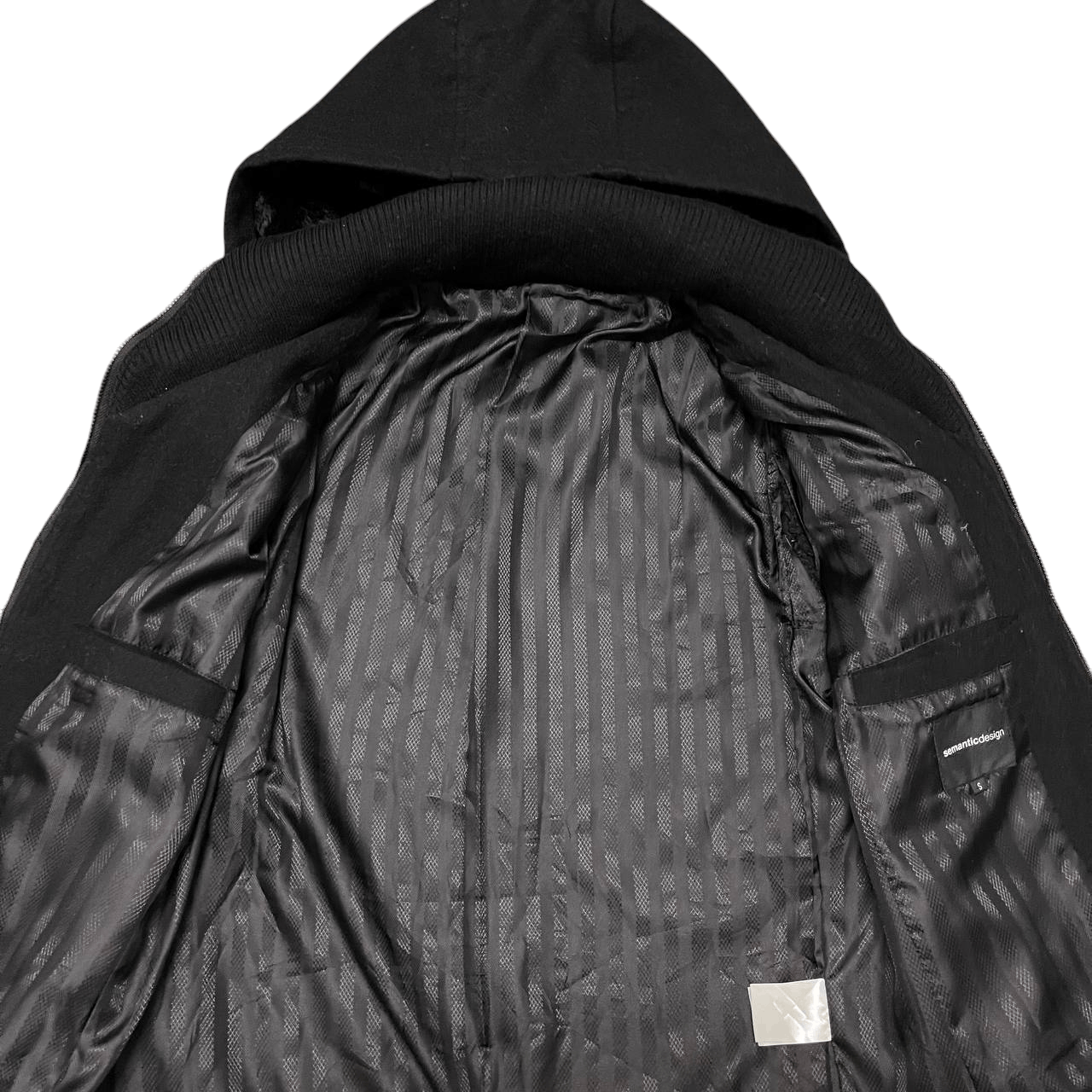 semanticdesign Semantic Design Wool Hooded Jacket Size US S / EU 44-46 / 1 - 8 Thumbnail