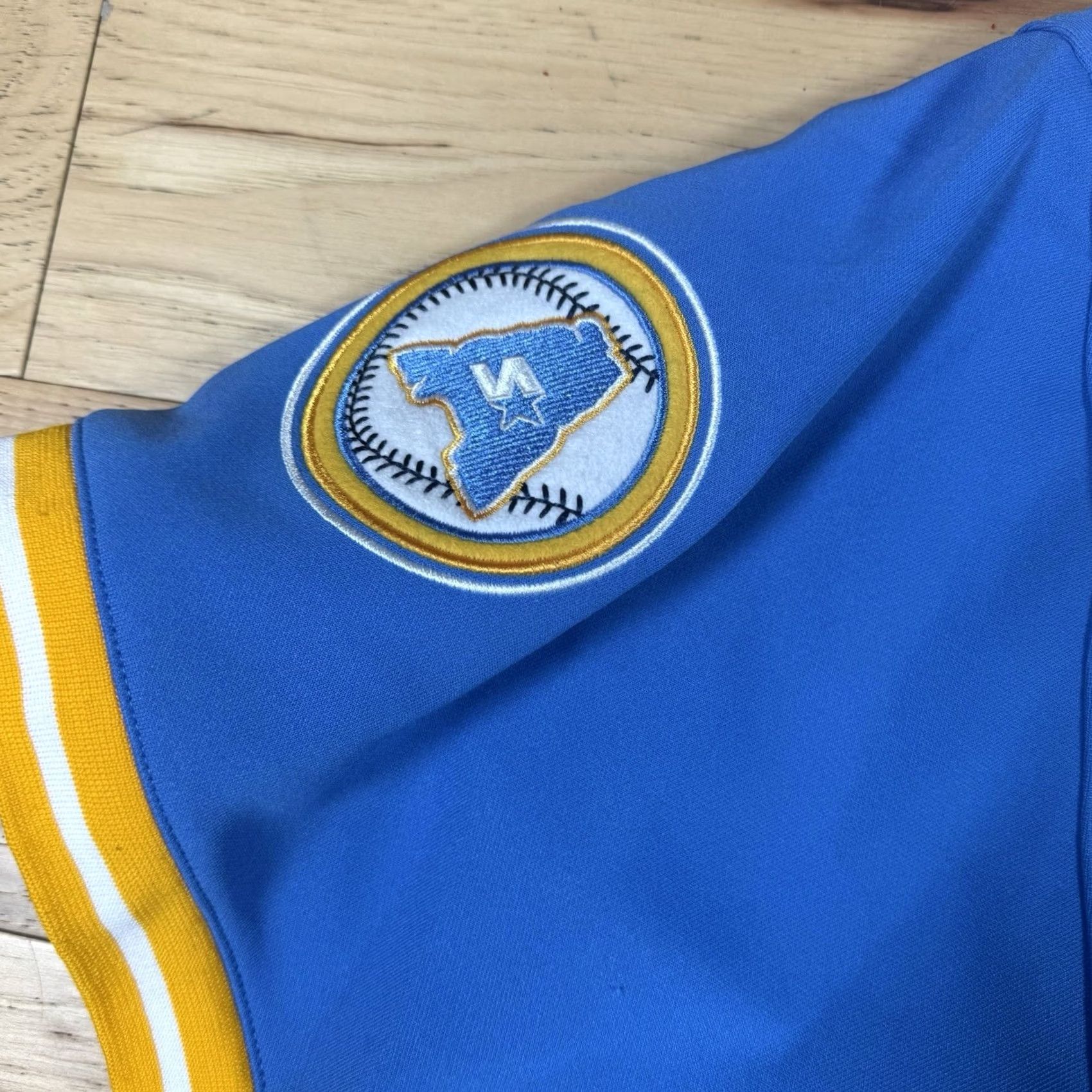Starter VTG Starter Baseball Jersey Mens M Blue All Star Stitched Stars Asphalt Legend Shirt Size US M / EU 48-50 / 2 - 4 Thumbnail