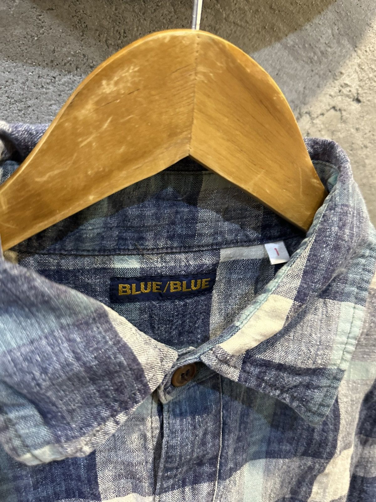 Blue Blue Japan Blue Blue Japan Indigo Dyed Flannel Button Up Shirt Size US M / EU 48-50 / 2 - 10 Thumbnail