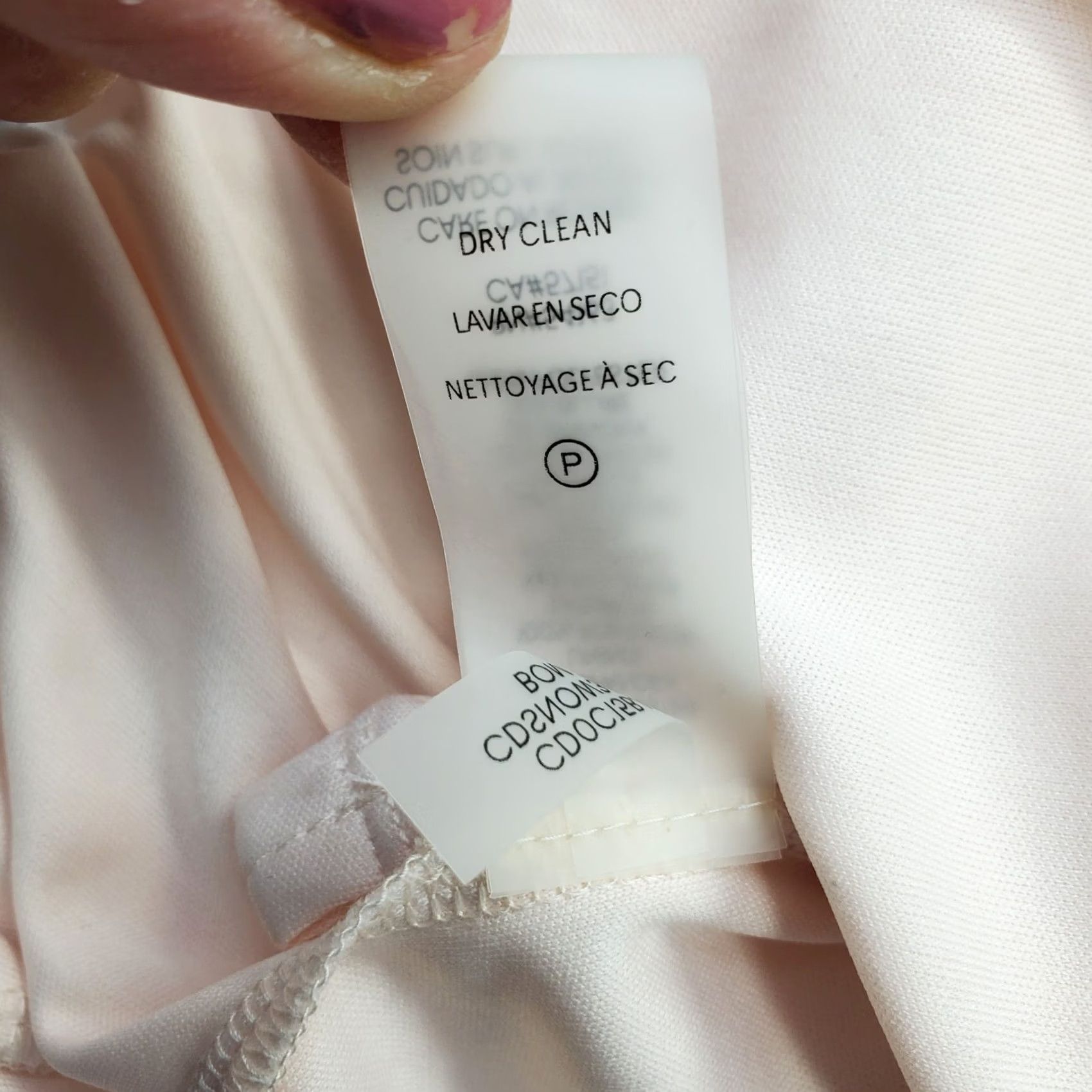 Calvin Klein Calvin Klein Maxi Dress Womens Size 8 Pink Stretch Lined Ruffle Hem Back Zip Size M / US 6-8 / IT 42-44 - 7 Thumbnail