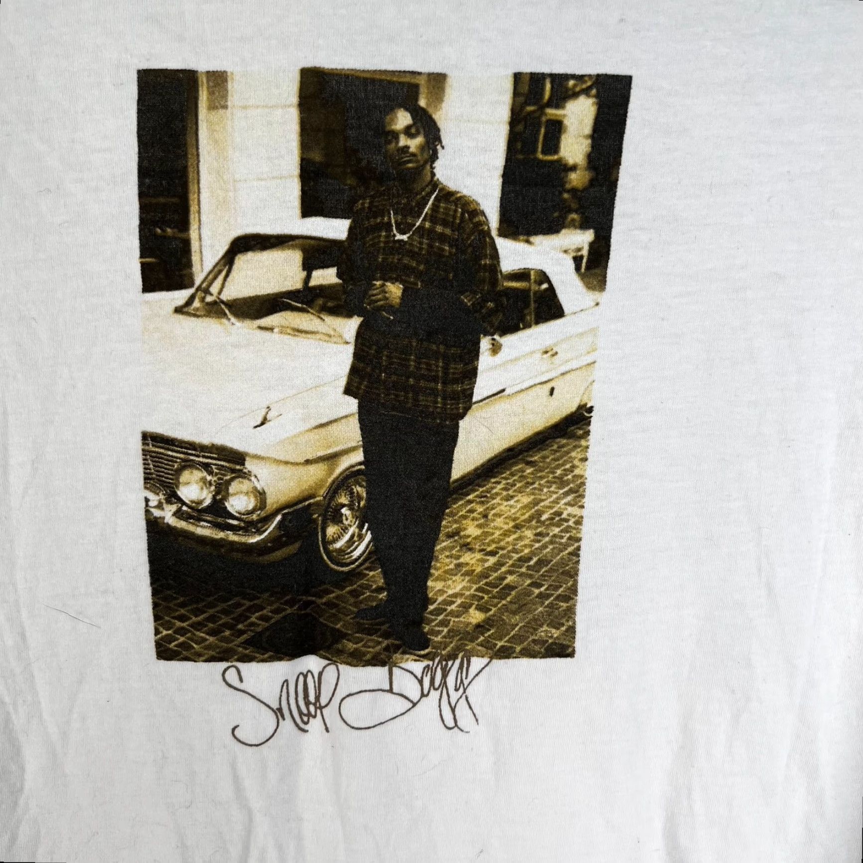 Vintage Snoop Dogg Shirt Adult L White Murder Was The Case Death Row Records Mens T-Shirt Size US L / EU 52-54 / 3 - 2 Thumbnail