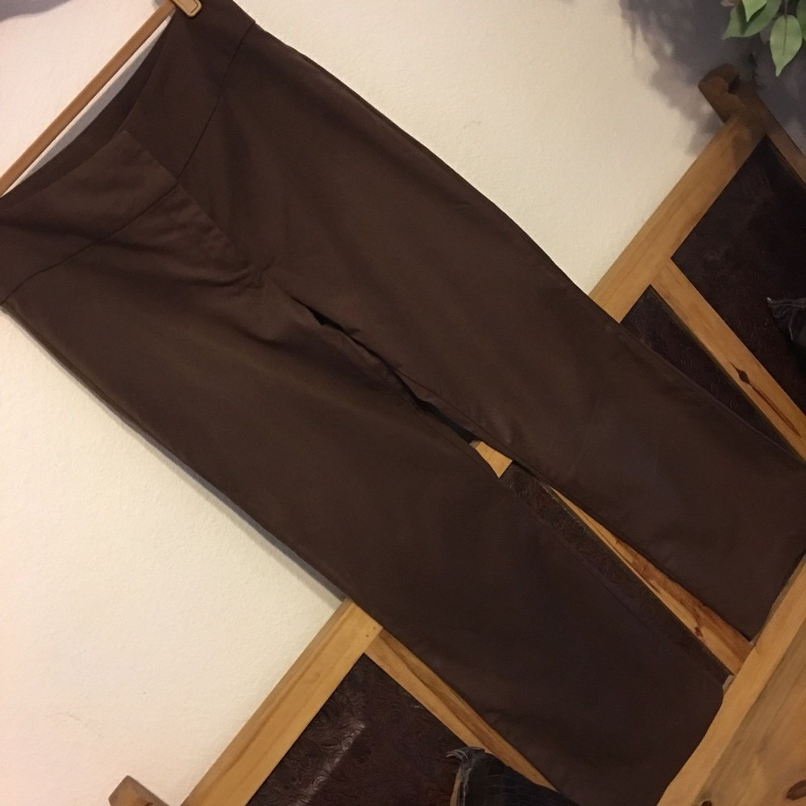 Other Metro style brown boot cut stretch slacks 12 Size 34" / US 12 / IT 48 - 1 Thumbnail