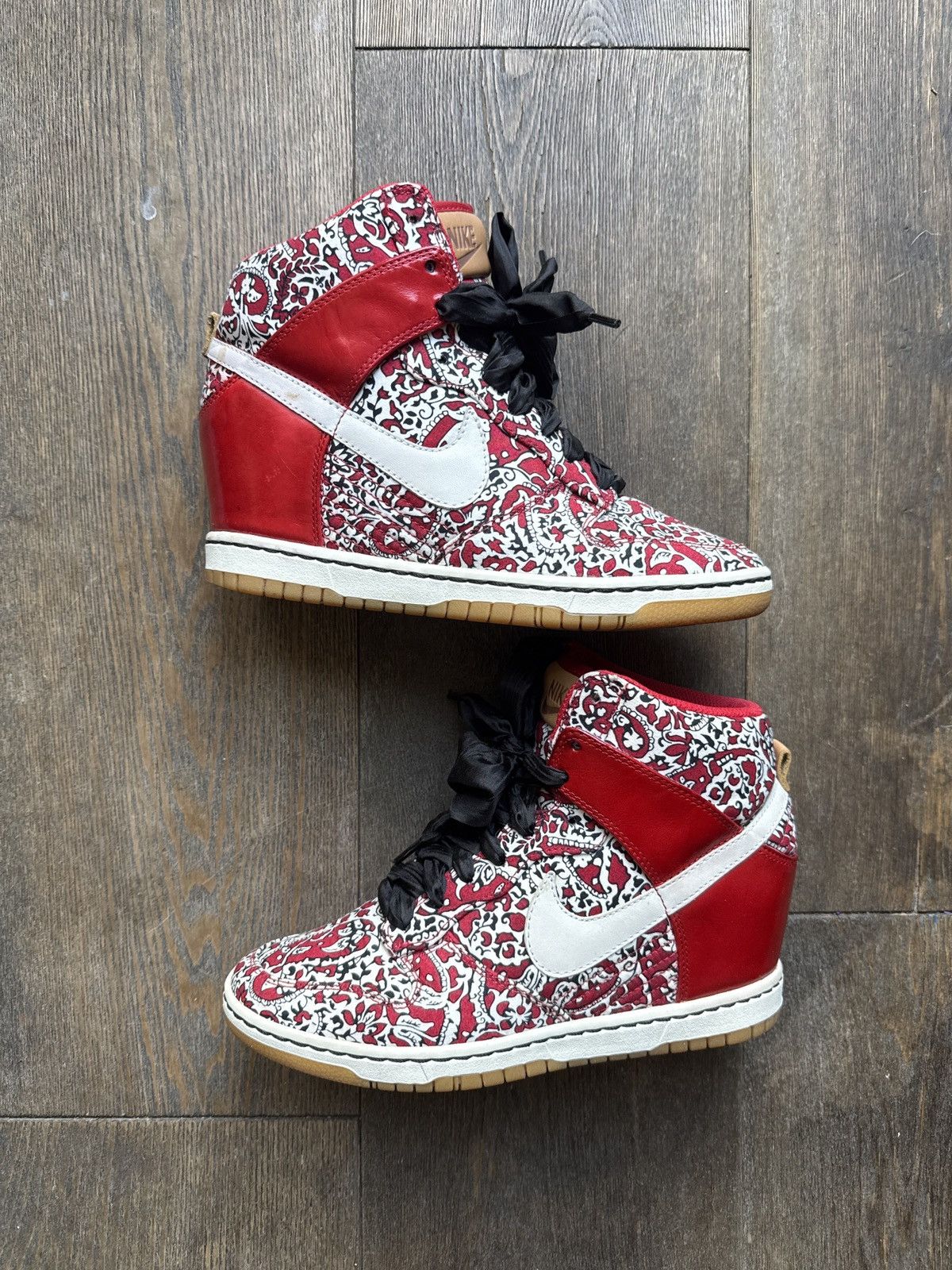 Nike Liberty London x Nike Sky Hi Dunks Batik Print Size 8- 2012 Size US 8 / IT 38 - 1 Thumbnail