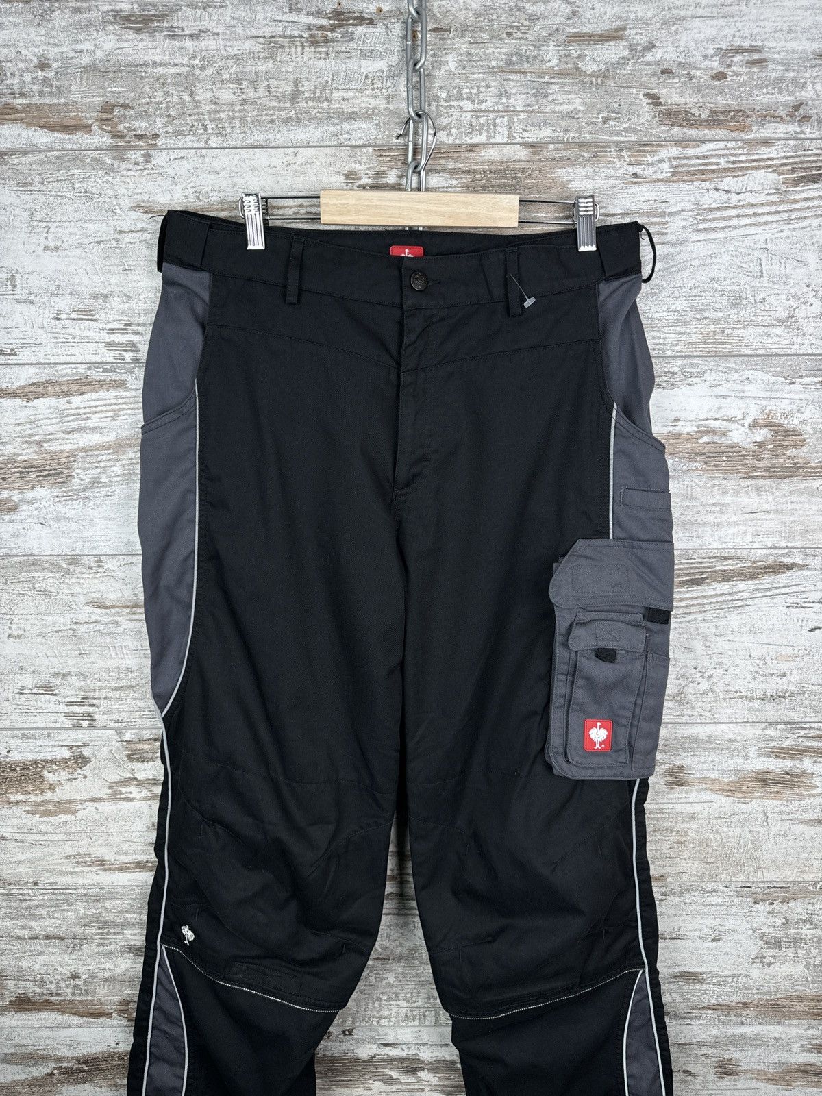 Vintage Mens Vintage Engelbert Strauss pants cargo workwear cordura Size US 34 / EU 50 - 2 Thumbnail