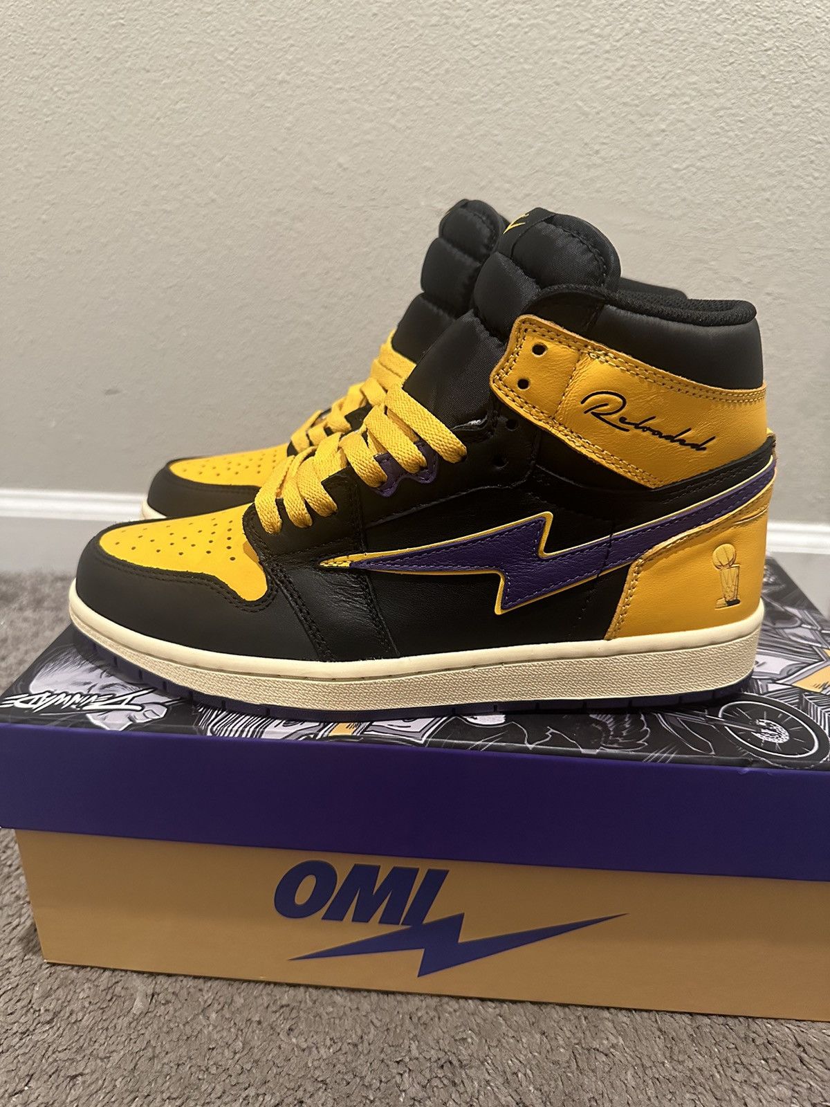 Other Air Kiy Omi Los Angeles Lakers sneakers Size US 9 / EU 42 - 5 Thumbnail