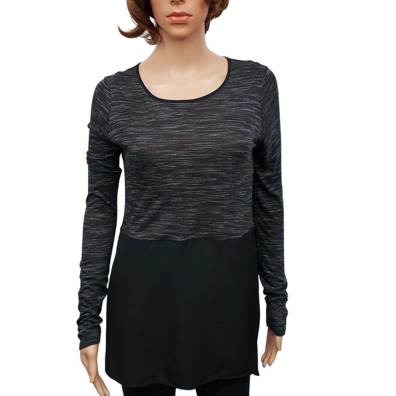 Vince VINCE Tunic Top Blouse XS Long Sleeve Pullover Layered Look Size XS / US 0-2 / IT 36-38 - 3 Thumbnail