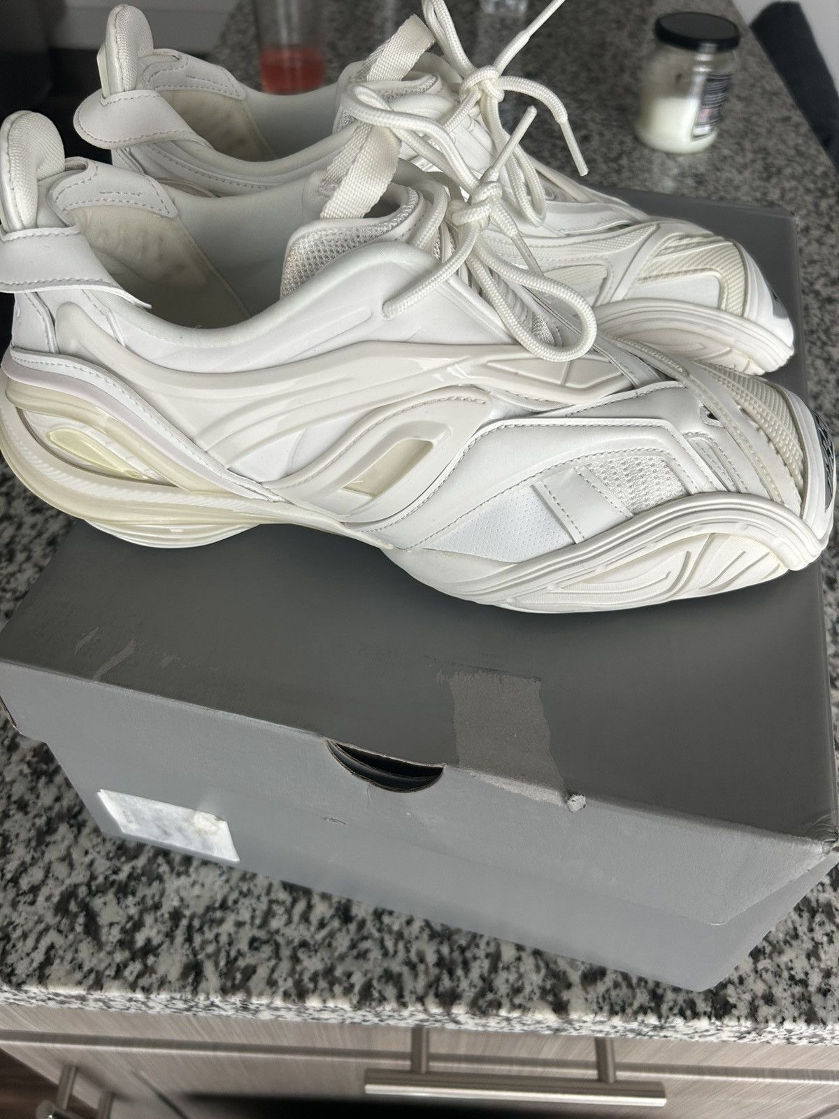 Balenciaga tyrex 41 シルバー 関税込 BALENCIAGA TYREX タイレックススニーカー シルバー