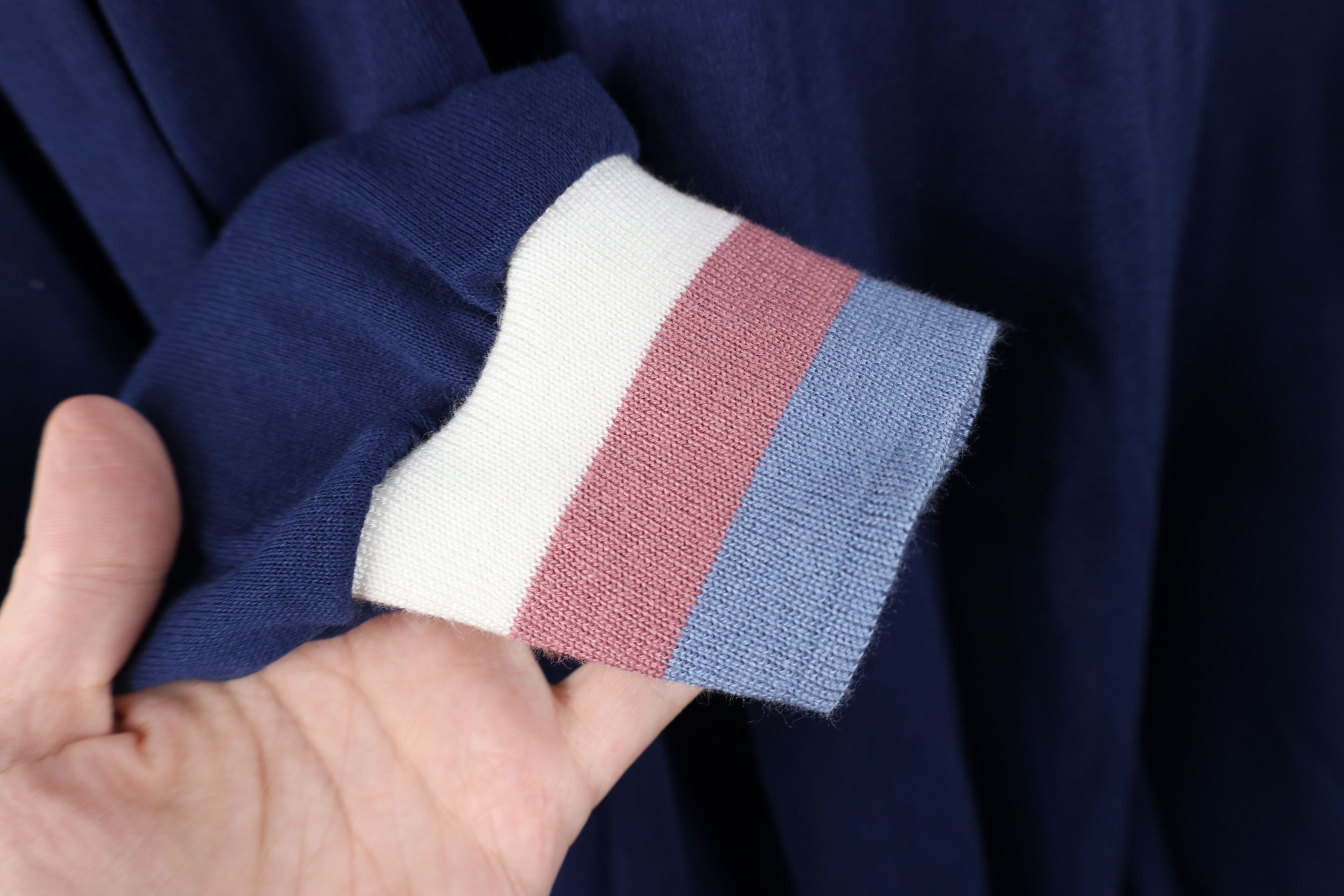 Vintage Deadstock Vintage 70s Streetwear Long Sleeve Rugby Polo Size US XXL / EU 58 / 5 - 7 Thumbnail