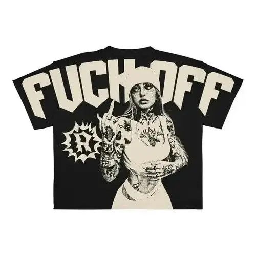 Japanese Brand Harajuku T shirt Men Hip Hop Gothic Graphic Size US L / EU 52-54 / 3 - 1 Thumbnail