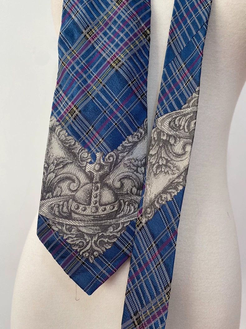 Vivienne Westwood Vivienne Westwood Grainy Saturn tie Size ONE SIZE - 2 Thumbnail